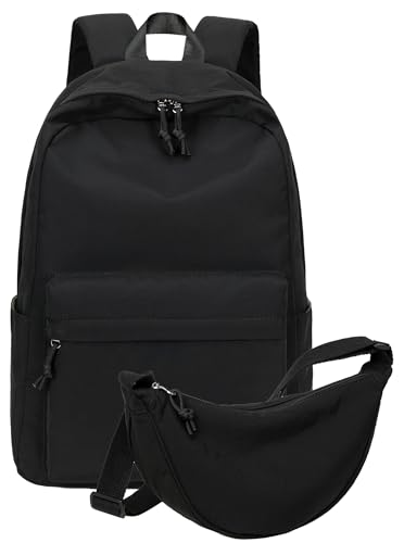 Black With Cross Body Bag