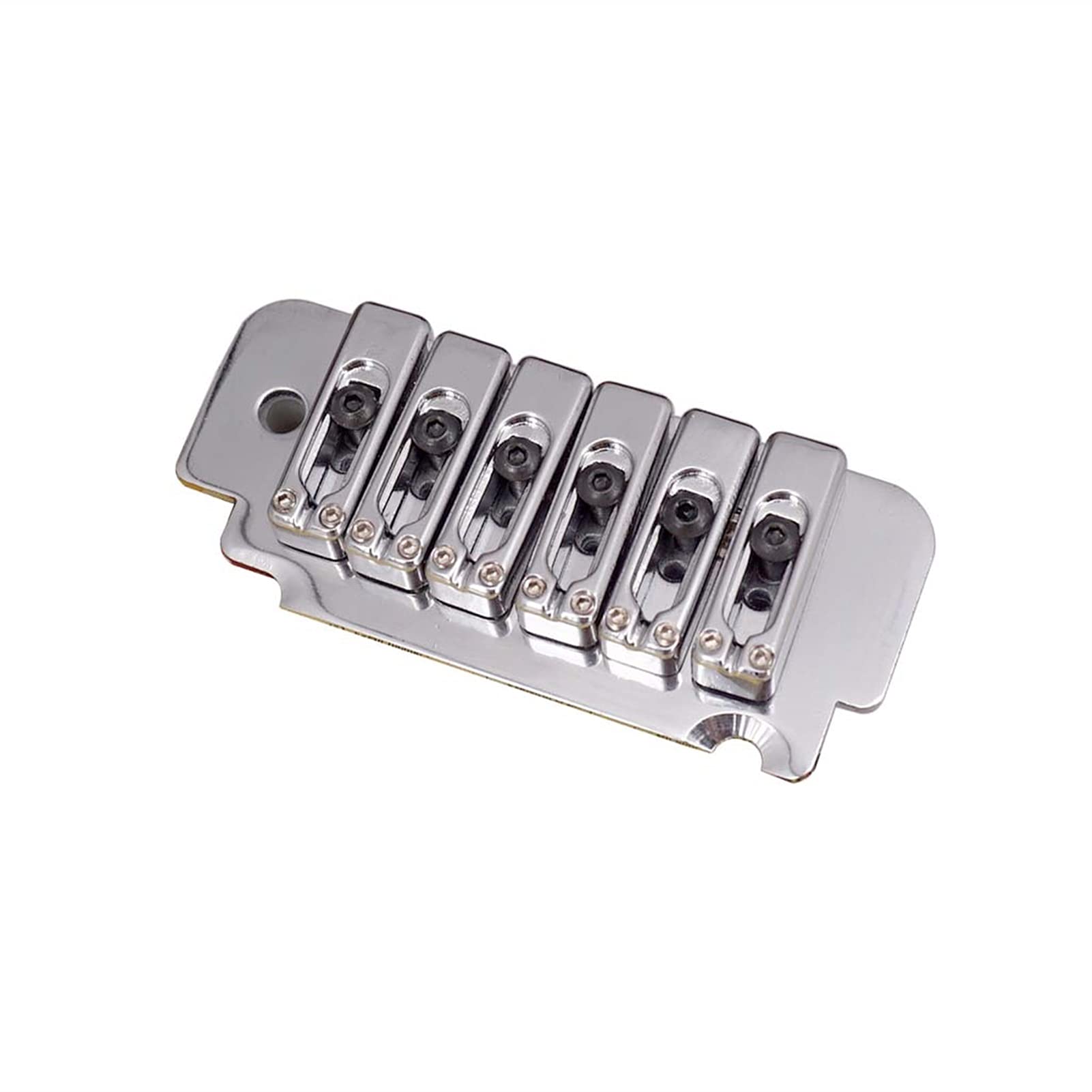 Electric Guitar Bridge Saddle Set - 1 Pack Iron Roller Saddle with Tremolo Bridge & String Retainer for DIY Guitar Parts & Tailpiece Replacement | Perfect for Guitar Repair, Upgrades & Custom Builds