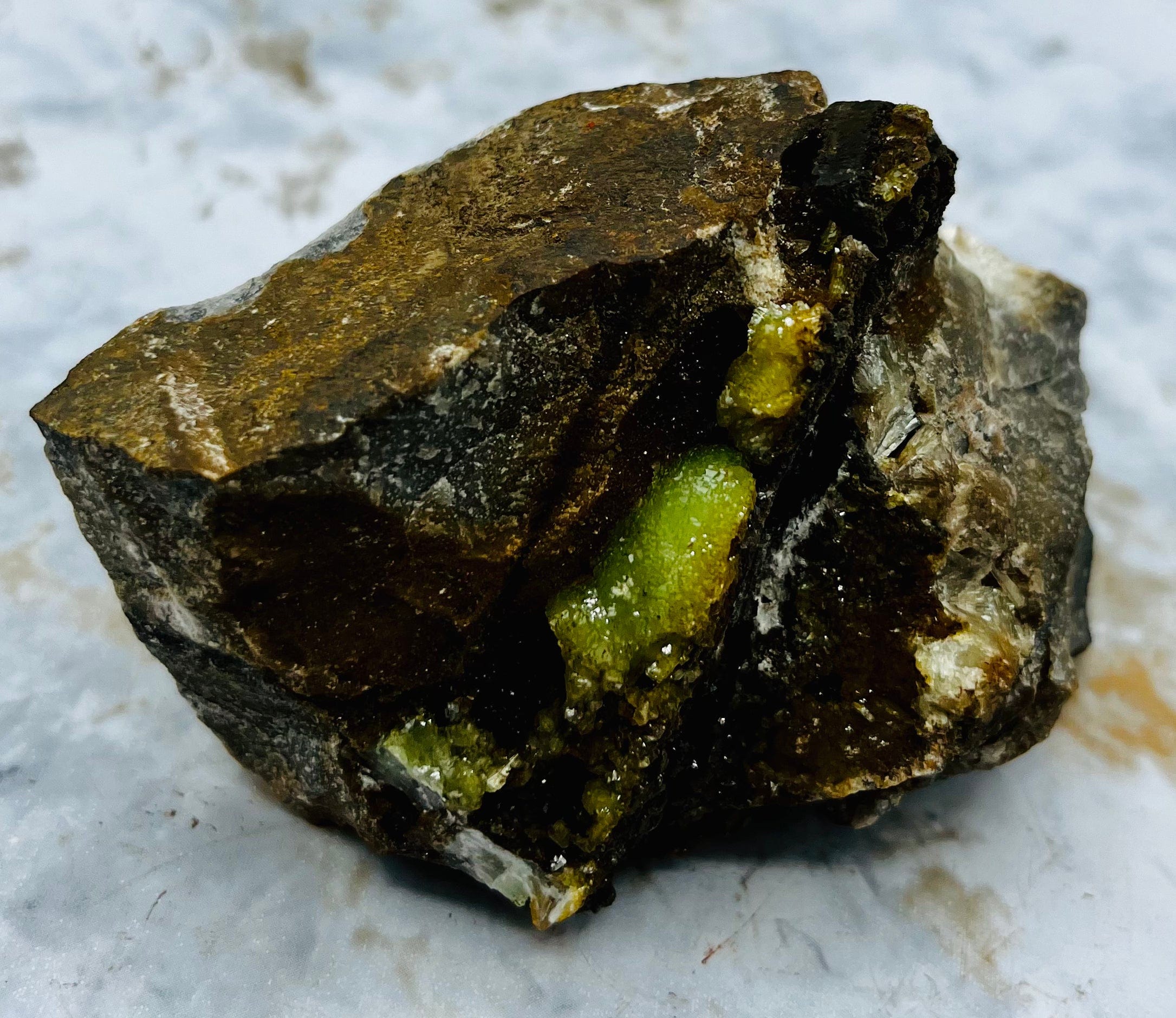 Natural Adamite Mineral Specimen - Rare Collectible Crystal for Rockhounds & Geology Enthusiasts | Perfect for Display Cases, Mineral Collections & Healing Crystal Grids