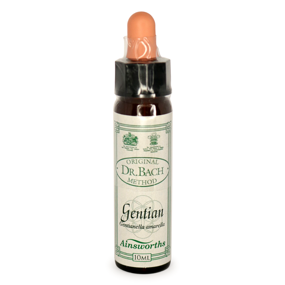 Ainsworths Bach Flower Remedies Gentian - Natural Herbal Drops for Emotional Balance & Stress Relief | Perfect for Daily Wellness & Meditation