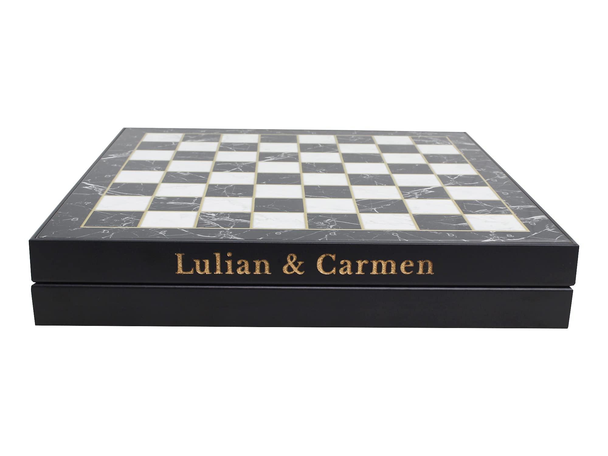 Personalized Luxury Chess Set - Elegant Wooden Board & Pieces - Perfect Graduation, Birthday & Housewarming Gift for Men & Women - Great for Home Decor, Office & Game Nights