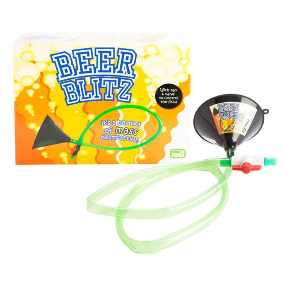 Beer Blitz Bong Funnel - Premium Beer Bong Kit for Parties & Tailgating - Perfect for College Events, BBQs & Outdoor Drinking Games