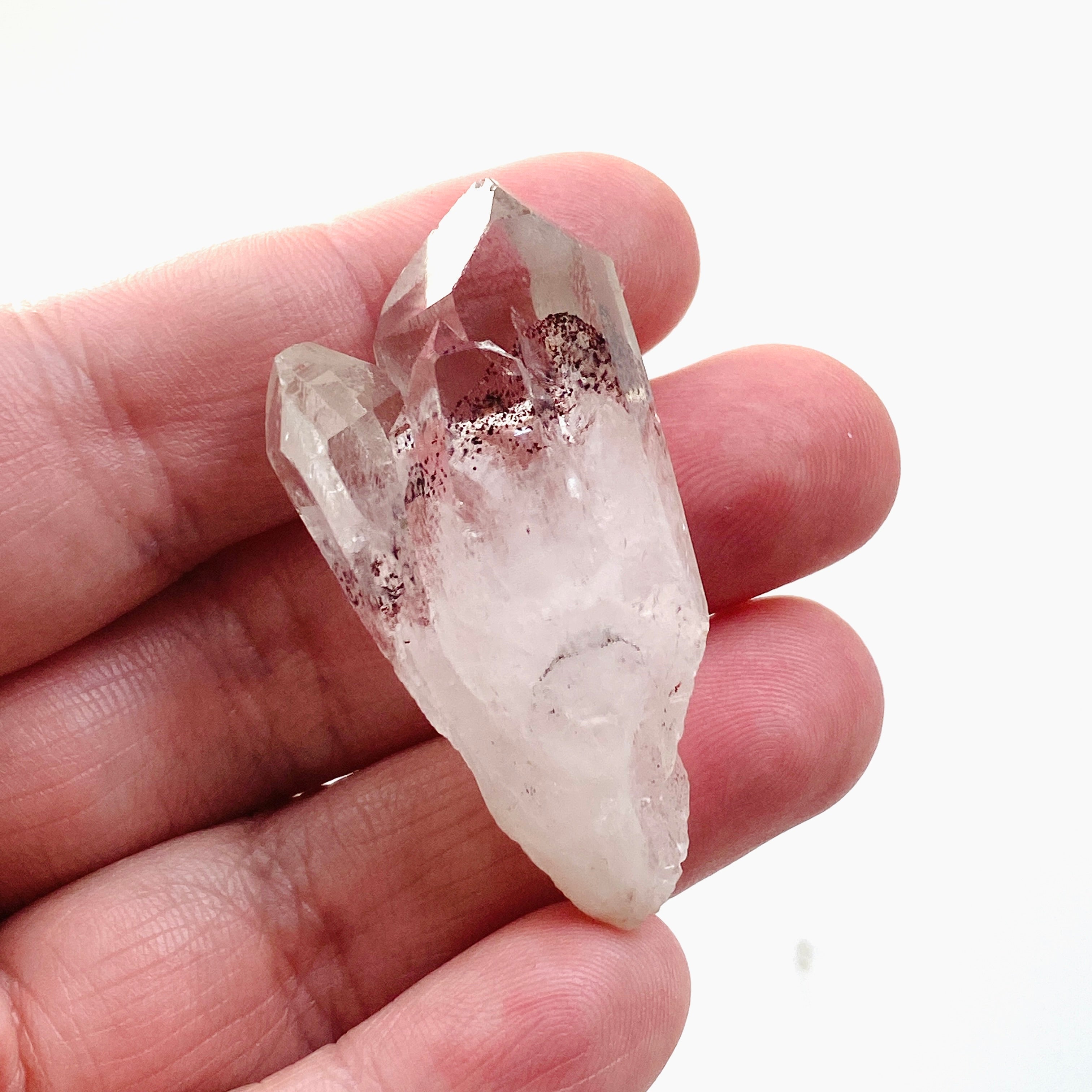 Premium Fire Quartz Phantom Crystal - 22g, 51x26mm (INFQ 02) - Perfect for Meditation, Energy Healing & Spiritual Decor