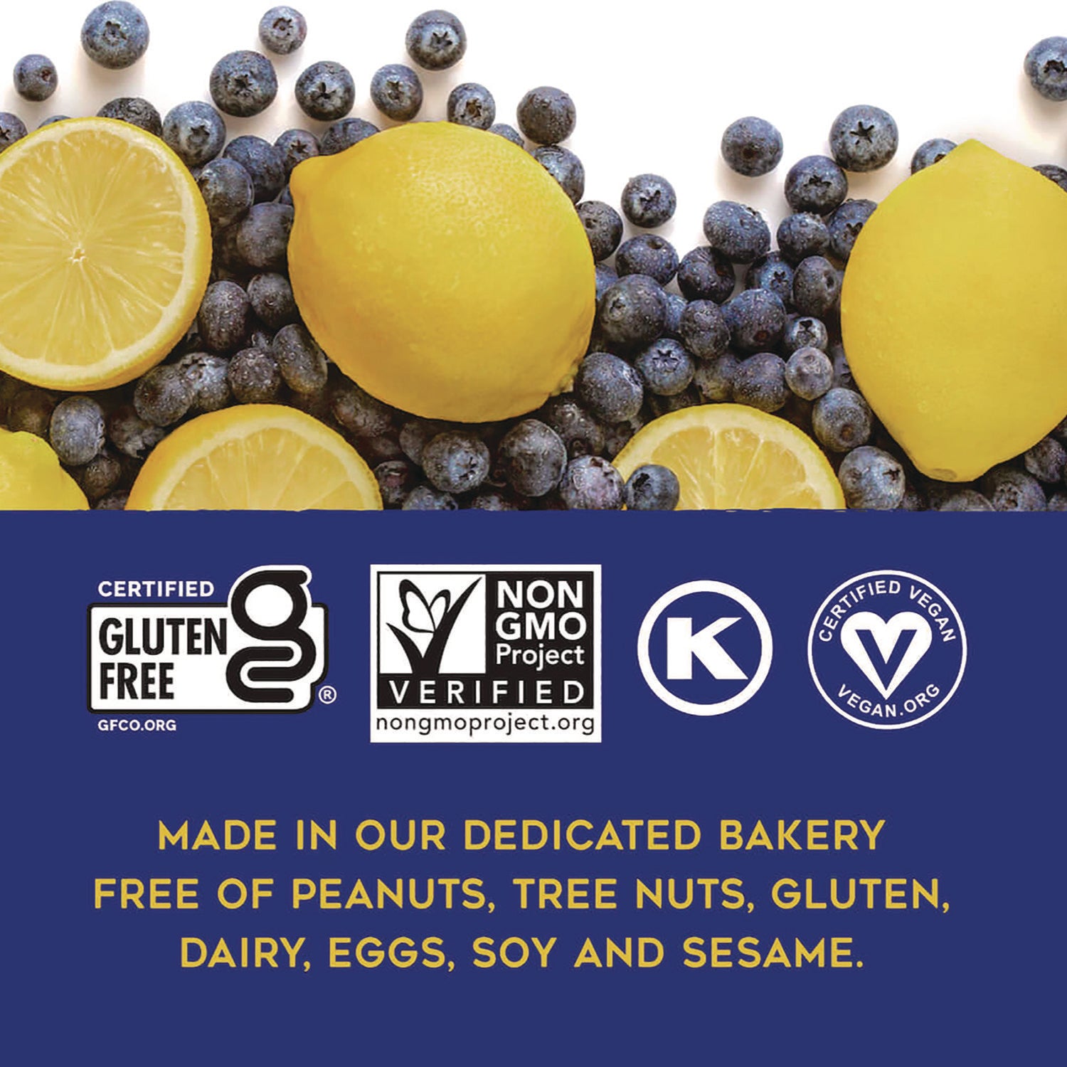 88 ACRES Warm 'N Chewey Gluten Free Blueberry Lemon Seed & Oat Bar - 1.6 oz (9 Pack) | Healthy Snack for Hiking, Work & On-the-Go Energy