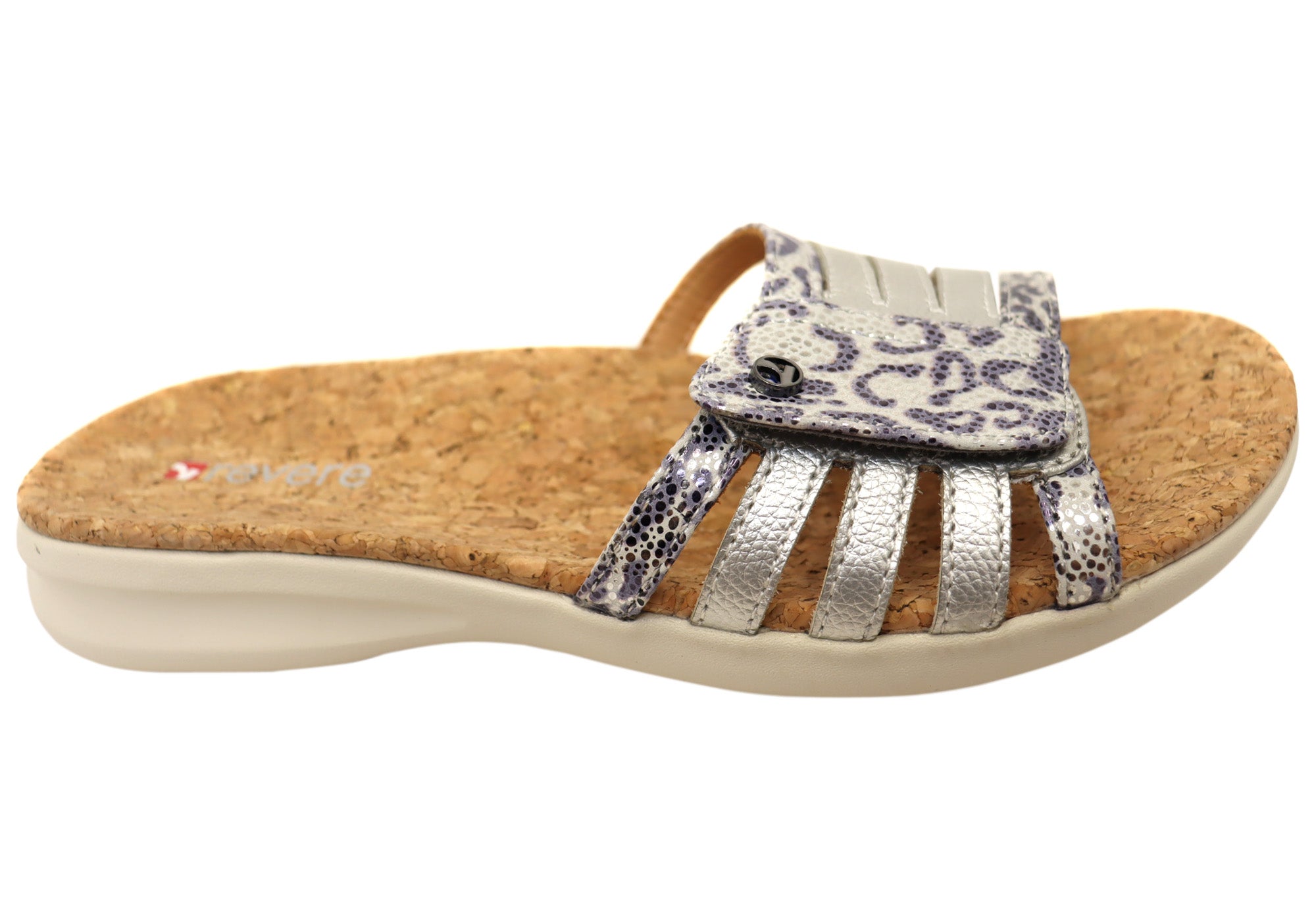Revere Peru Women's Comfortable Supportive Slides Sandals - Perfect for Beach, Pool, and Casual Wear