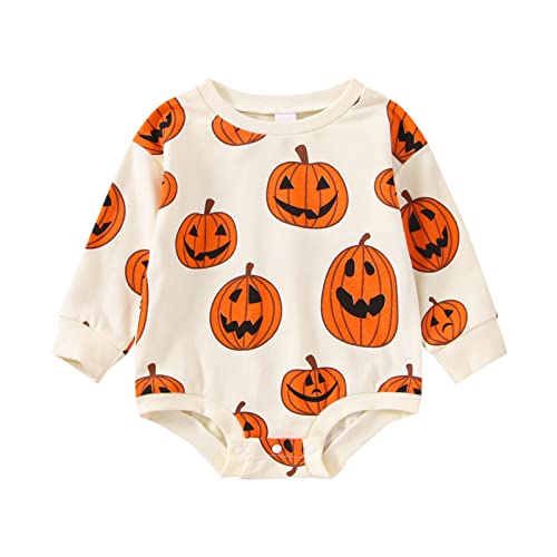 Sweatshirt Romper Pumpkin