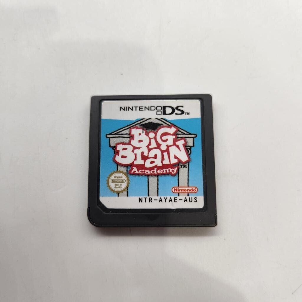Big Brain Academy - Nintendo DS Game Cartridge - Fun Brain Training & Puzzle Games for Kids & Adults - Perfect for Family Game Nights & Travel Entertainment