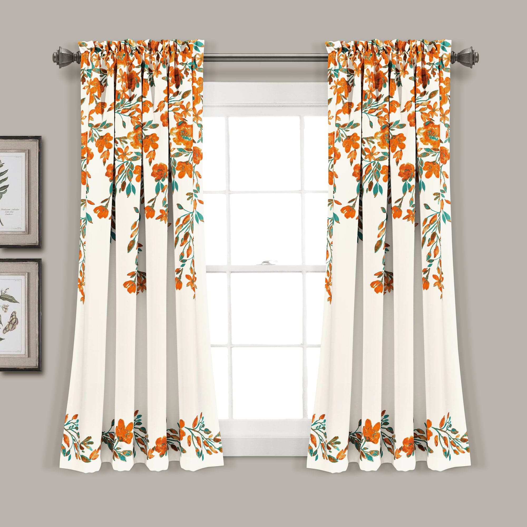 Tanisha Light Filtering Window Curtain Panel Set - Soft Sheer Drapes for Living Room & Bedroom - Blackout Privacy & UV Protection - 84 Inch Length (2 Panels)
