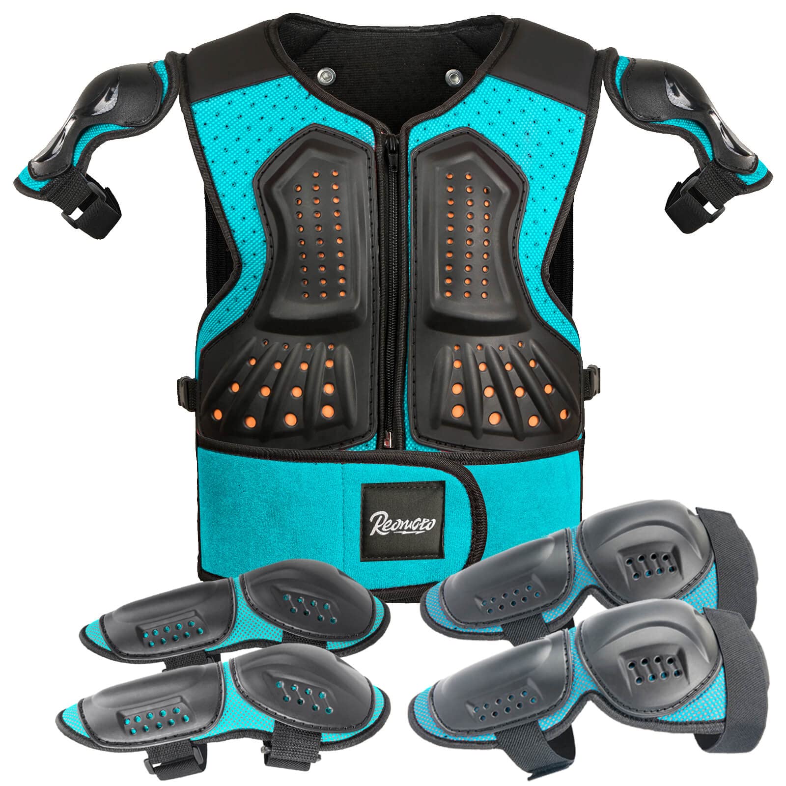 Reomoto Kids Protective Gear Set - Motorcycle Armor Suit for Boys & Girls - Dirt Bike, Cycling, Skating, Off-Road Riding & Skiing Safety Equipment - Perfect for Outdoor Adventures & Extreme Sports