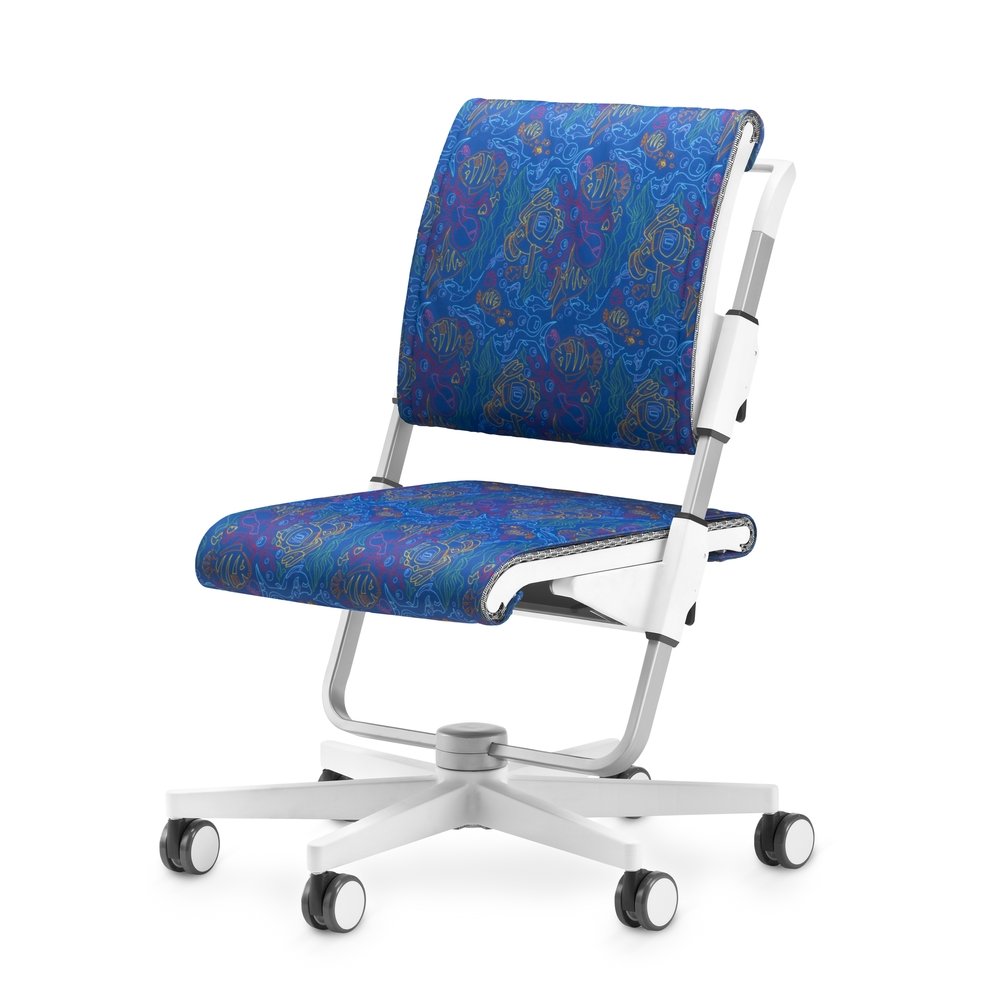 Moll Scooter Chair Grey - Portable Rolling Stool for Office, Workshop & Home Use - Ergonomic Seat with Wheels for Comfort & Mobility