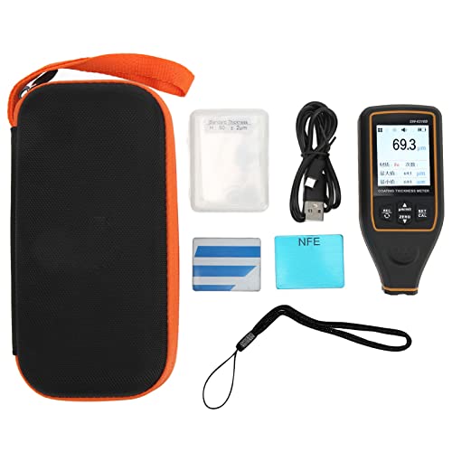 Digital Car Paint Coating Thickness Gauge Meter - High Contrast Backlight LCD Display, Automotive Paint Depth Measurement Tool, Mil Thickness Tester for Auto Body Shops & DIY Car Detailing (Perfect for Vehicle Inspection & Quality Control)