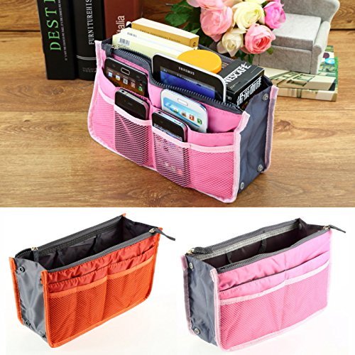 3NH® Makeup Organizer Bag for Women - 1 Piece Pink Cosmetic Storage Pouch | Perfect for Travel, Home & Daily Use