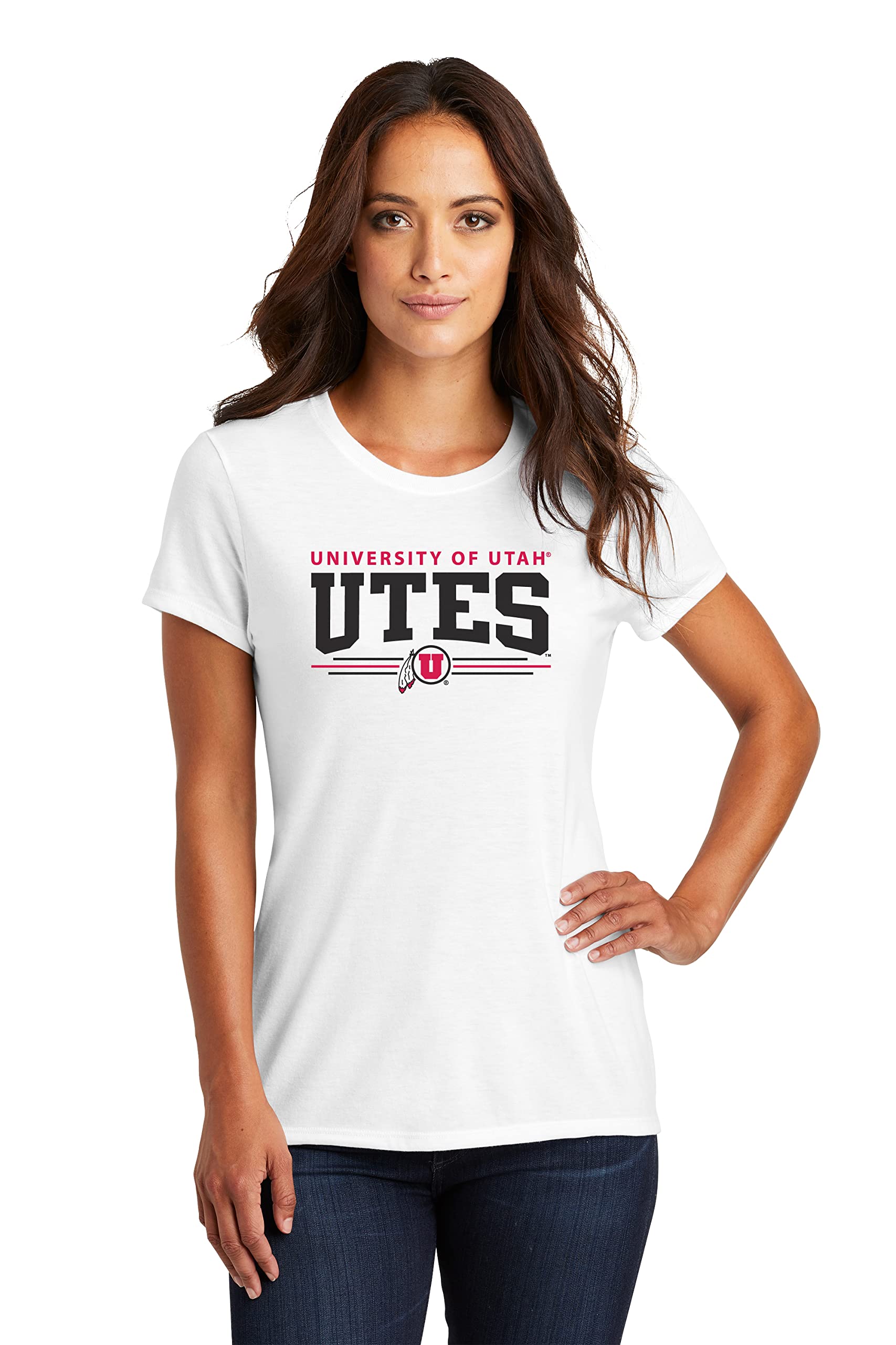 Premium CornBorn Utah Utes Women's Tri-Blend T-Shirts - Soft & Comfortable College Fan Apparel for Game Day & Casual Wear