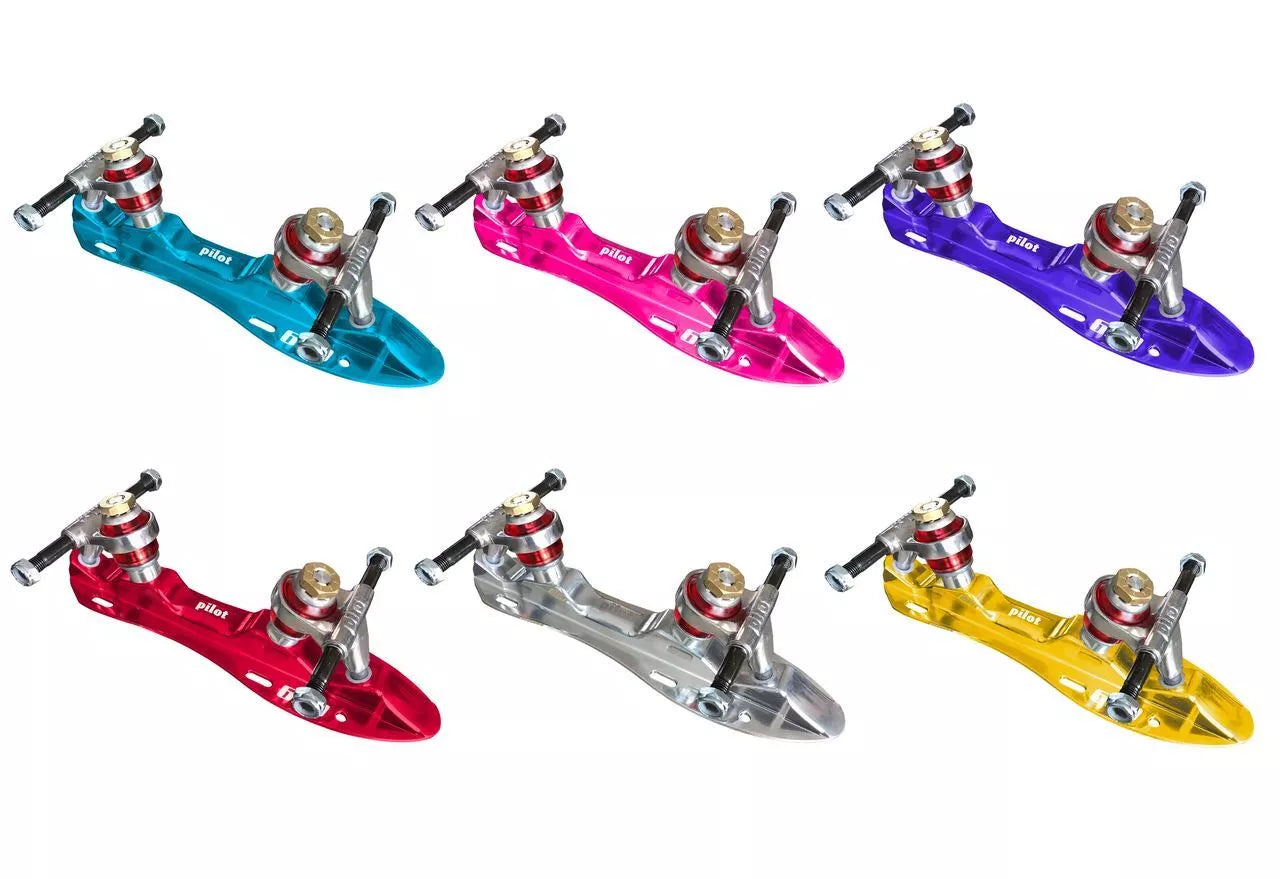 Falcon NTS Color Quad Skate Plate - High-Performance Roller Skating Plate for Artistic & Derby Skating - Perfect for Rink, Park & Outdoor Use
