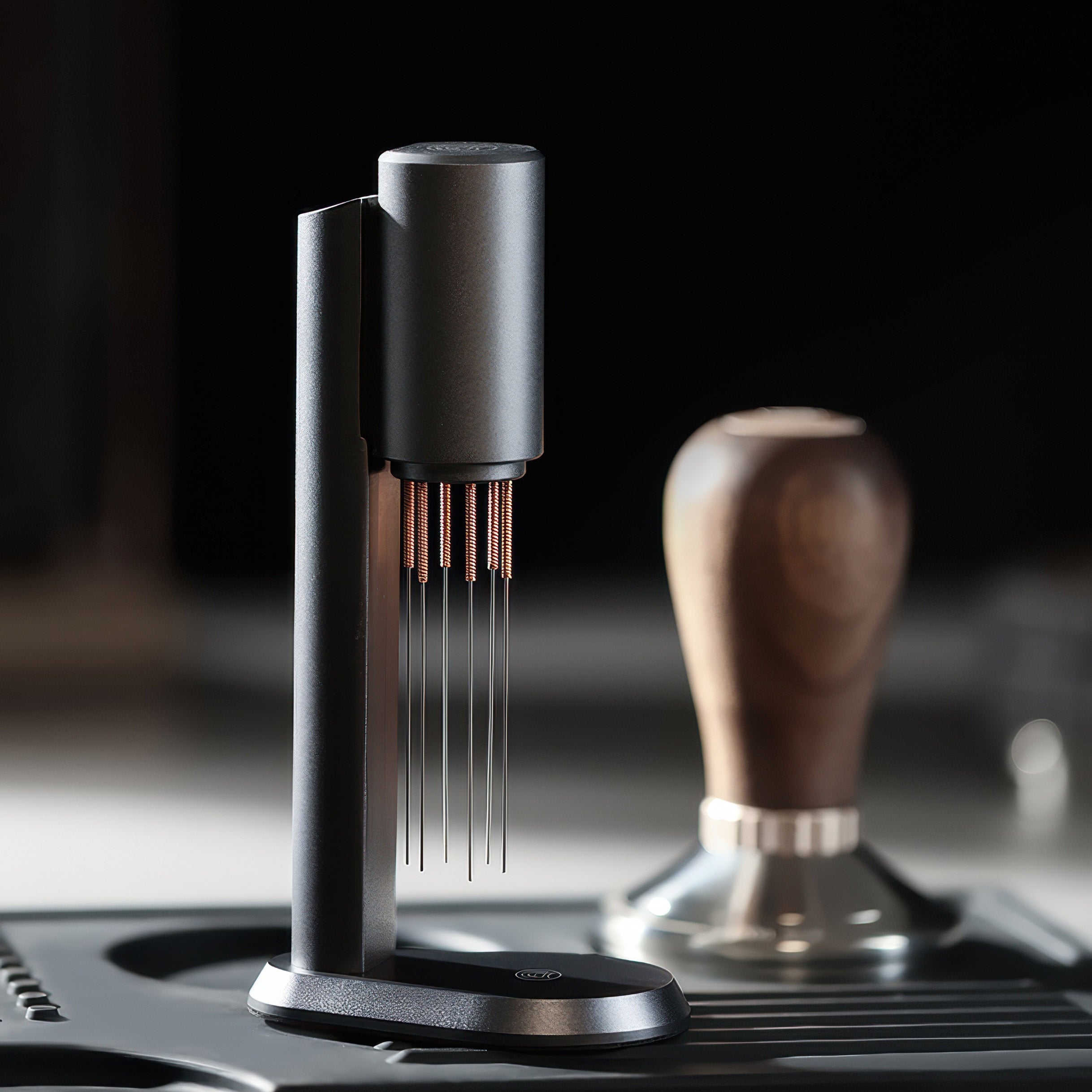 Premium WDT Tool for Espresso - Needle Distribution Tool with Magnetic Stand | Perfect for Baristas & Home Coffee Brewing