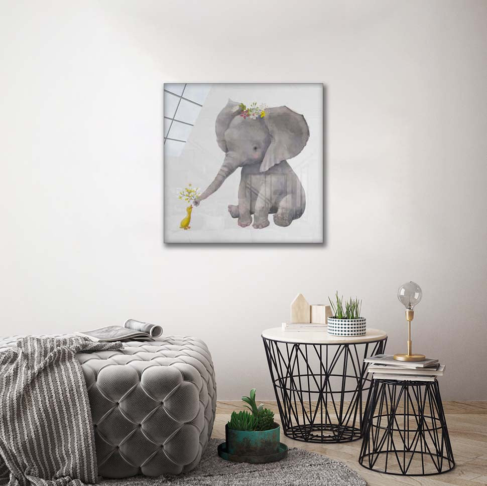 Elephant and Duck Plush Toys - Soft Stuffed Animals for Kids, Perfect for Cuddling, Gifts, and Nursery Decor | Ideal for Birthdays, Baby Showers, and Playtime