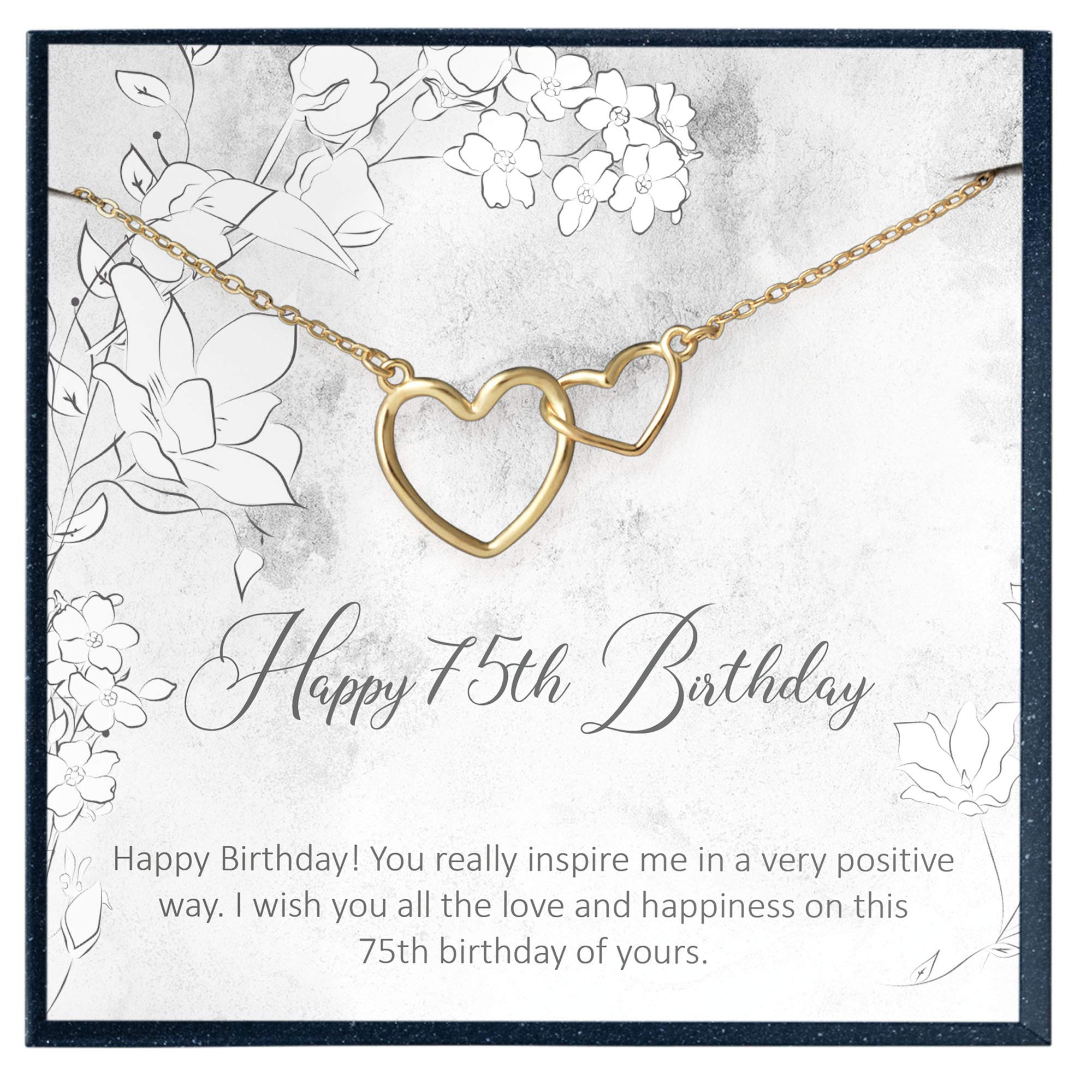75th Birthday Necklace for Women - Elegant Jewelry Gift for Grandma, Sister & Friends | Perfect for Milestone Celebrations & Special Occasions