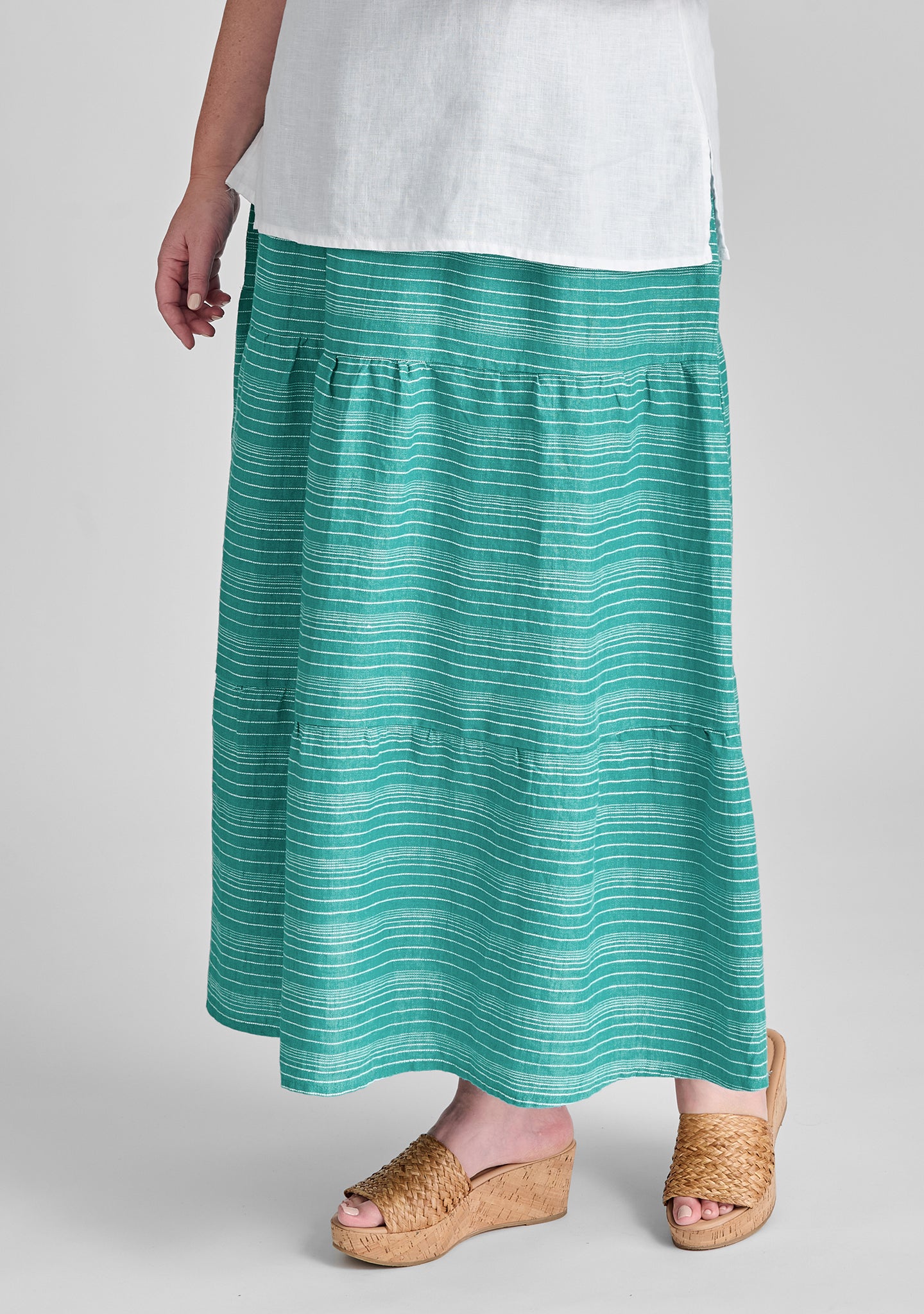 Gaia Skirt - Premium Linen Maxi Skirt for Women | Flowy Boho Summer Skirt | Perfect for Beach, Vacation & Casual Outings