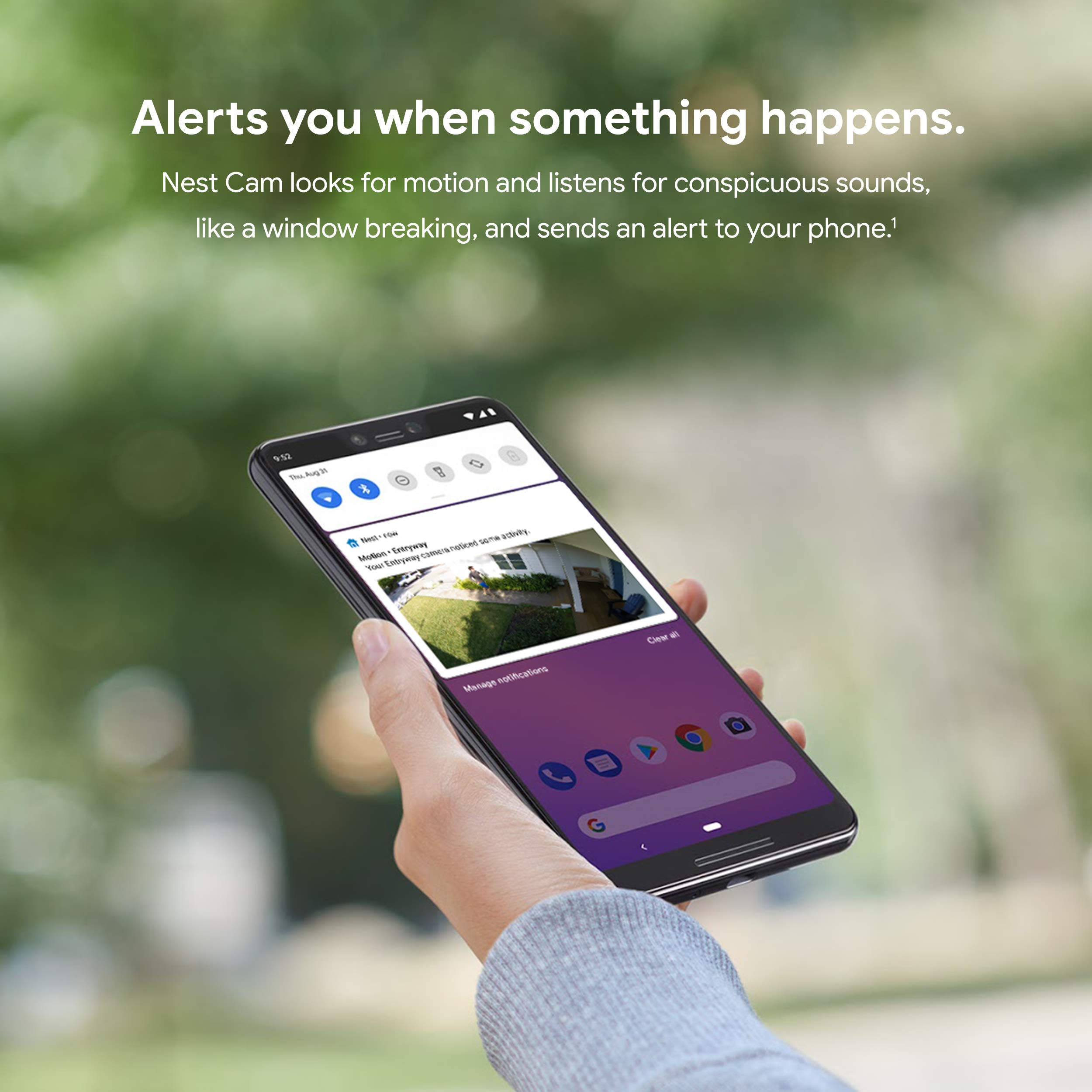 Google Nest Cam Outdoor 2-Pack (1st Gen) - Weatherproof Security Camera with Night Vision & Mobile App Control - Ideal for Home Surveillance, Backyard Monitoring & Business Security