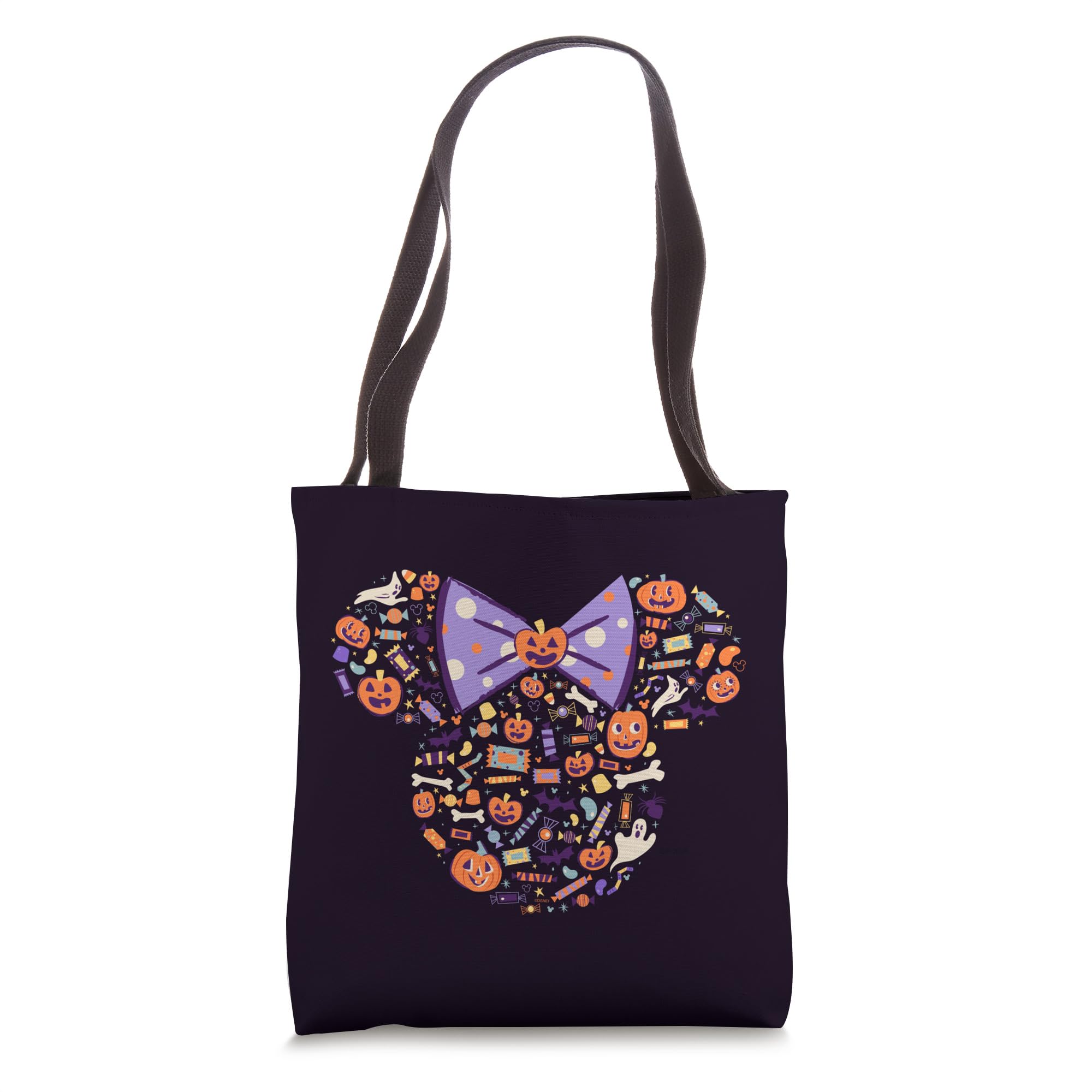 Disney Minnie Mouse Halloween Tote Bag - Cute Candy & Pumpkin Design for Trick or Treat, Parties, and Fall Festivals | Perfect for Costume Accessories, School Events, and Gift Giving