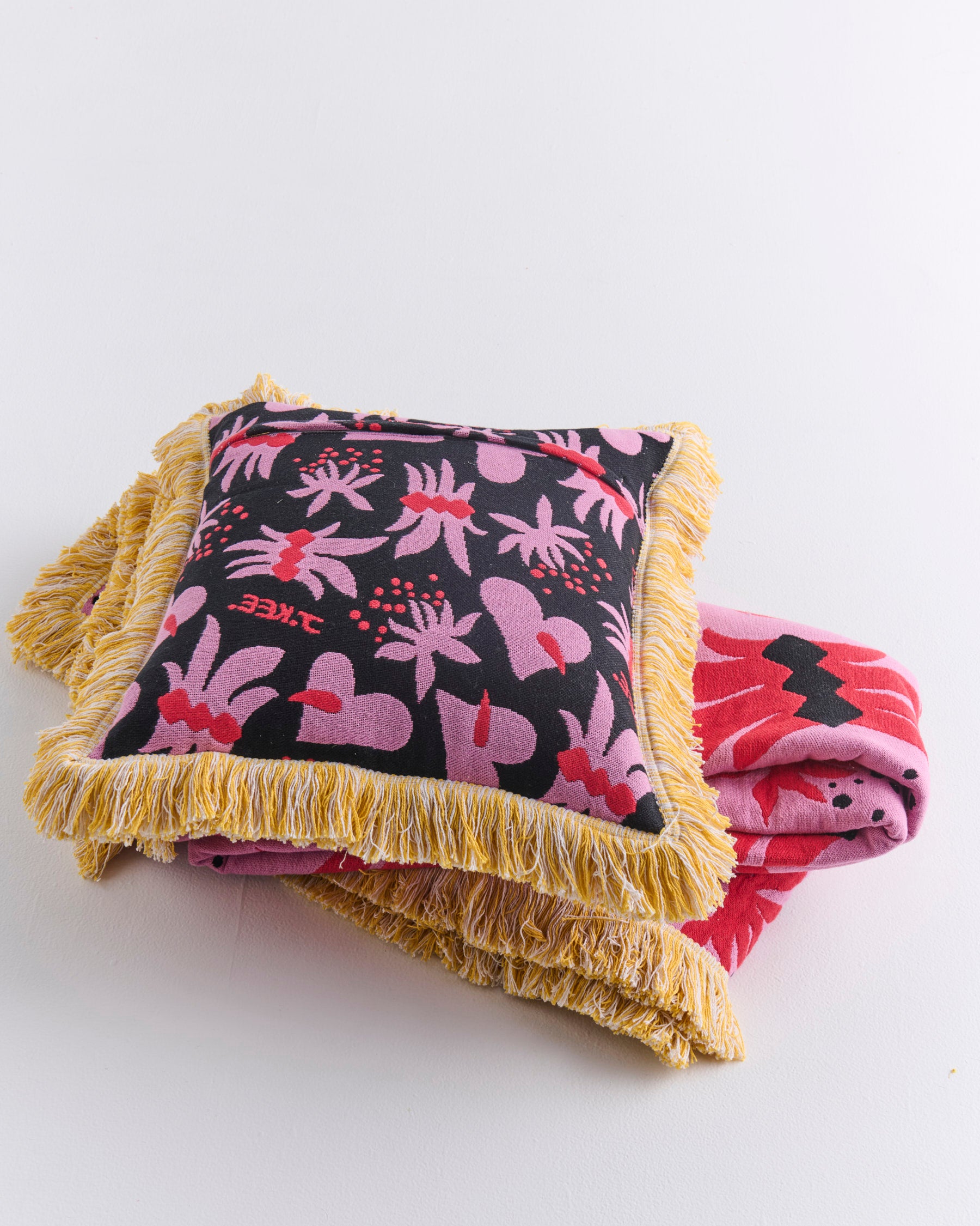 Kip&Co x Jenny Kee Our Sunburnt Country Woven Throw Pillow Cover | Australian-Inspired Bohemian Home Decor | Perfect for Sofa, Bed & Outdoor Lounge