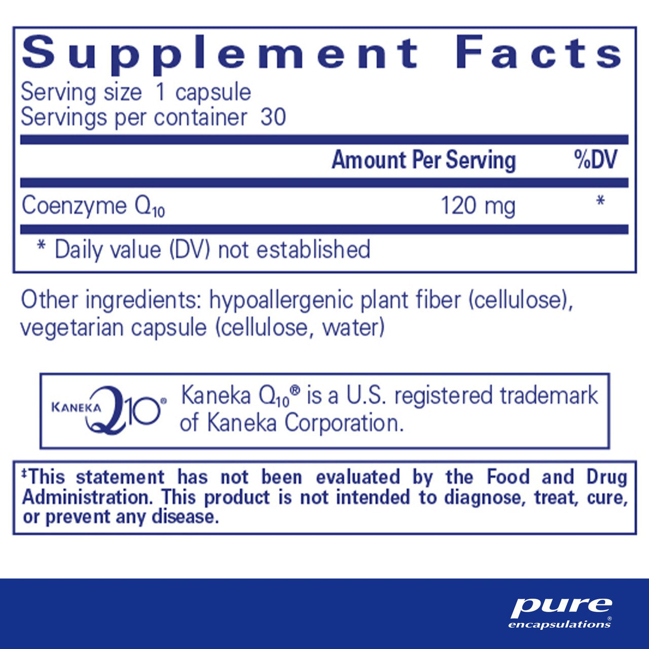 Pure Encapsulations CoQ10 120 mg Softgels | High Potency Ubiquinol Supplement for Heart Health & Energy Support | Perfect for Cardiovascular Wellness & Active Lifestyle