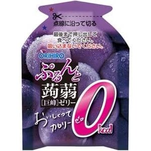 Orihiro 0 Calorie Bite-Sized Fruit Konjac Jelly Assortment - 432g Pack | Low-Sugar Healthy Snack for Weight Loss, Keto Diet & On-the-Go Energy Boost