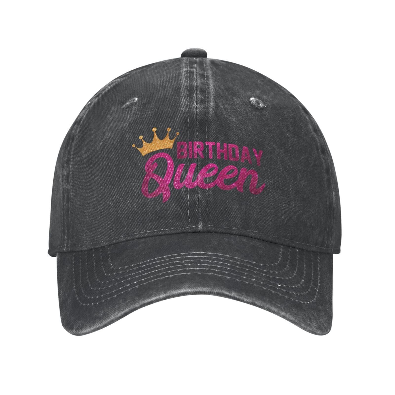Happy Birthday Baseball Cap - Adjustable Washed Denim Sports Hat for Men & Women | Perfect for Birthday Parties, Gifts & Casual Wear