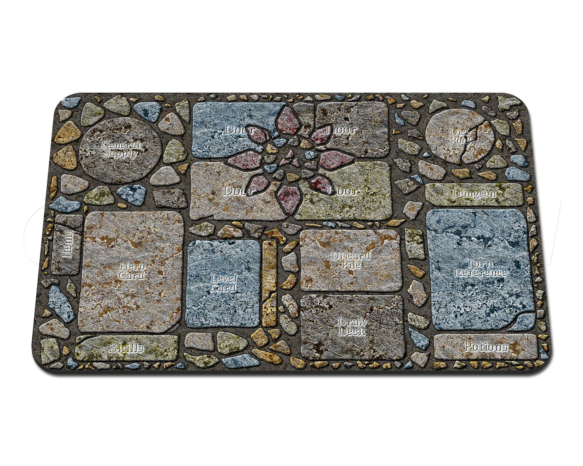 One Deck Dungeon Playmat - Neoprene Card Game Mat 18x12