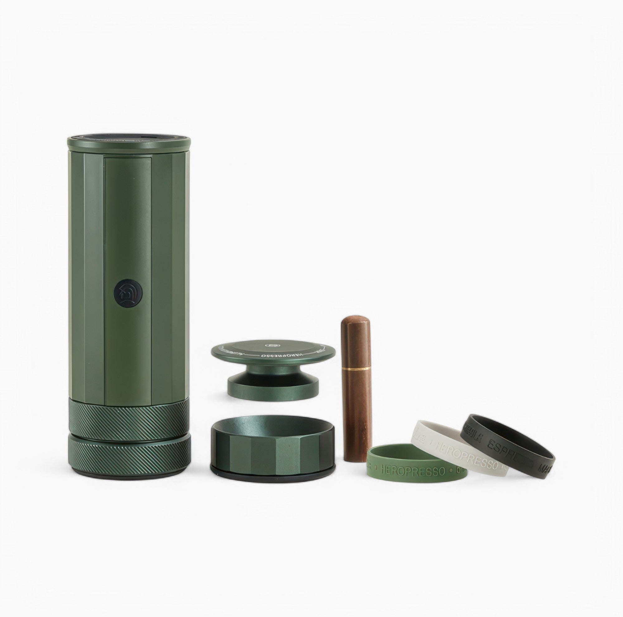Heropresso 20 Bar Portable Espresso Maker Pro - Compact Manual Coffee Machine for Camping, Travel & Home Use - Perfect for Outdoor Adventures & Office Breaks