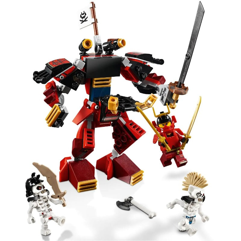 154 Pcs The Samurai Mech Building Blocks - STEM Educational Toy for Kids, Creative Construction Set with Mini Figures - Perfect for Birthday Gifts, Classroom Activities & Pretend Play Battles