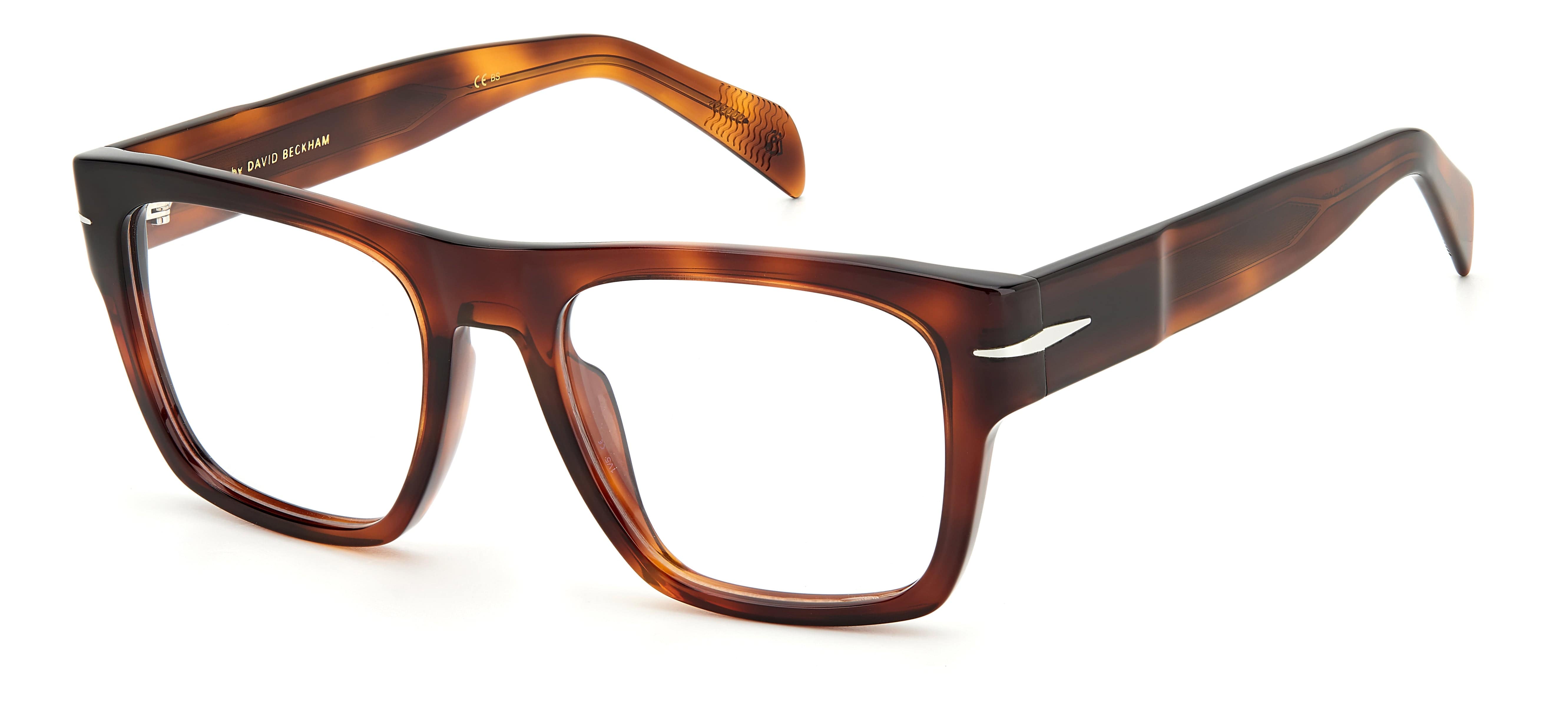 DAVID BECKHAM DB 7020/BOLD WR9 5119 Stylish Eyeglass Frames for Men - Premium Acetate Frame with Spring Hinges - Perfect for Reading, Working & Everyday Wear