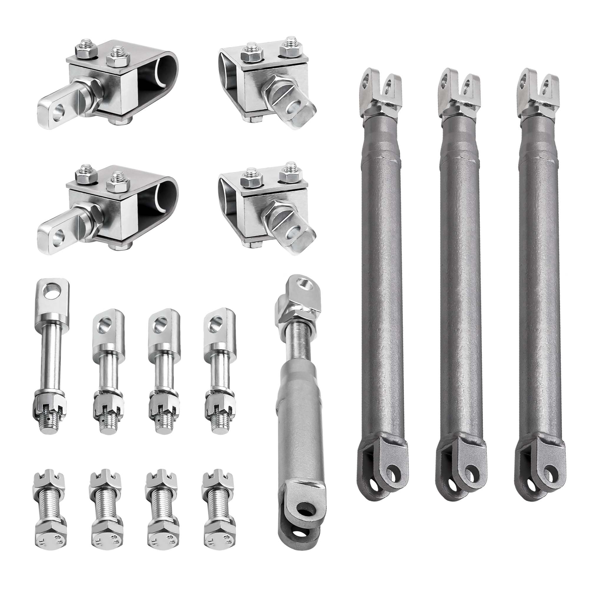 Universal Sidecar U-Clamp Frame Mount Struts Kit for Harley - Heavy Duty Motorcycle Sidecar Installation Accessories | Perfect for Touring, Custom Builds & Adventure Riding