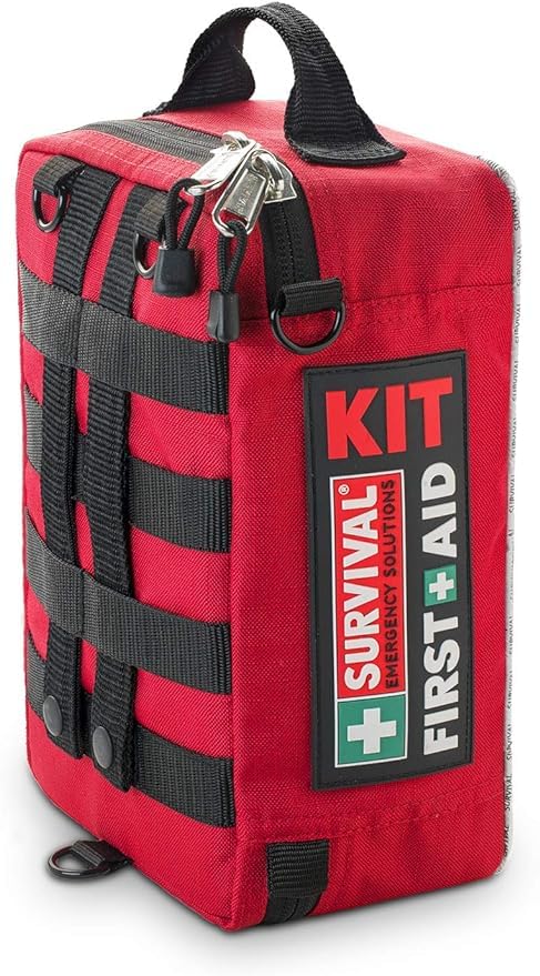 152-Piece Survival First Aid Kit with MOLLE System - Emergency Medical Supplies for Workplace, Home & Outdoor Adventures - Perfect for Camping, Hiking & Disaster Preparedness