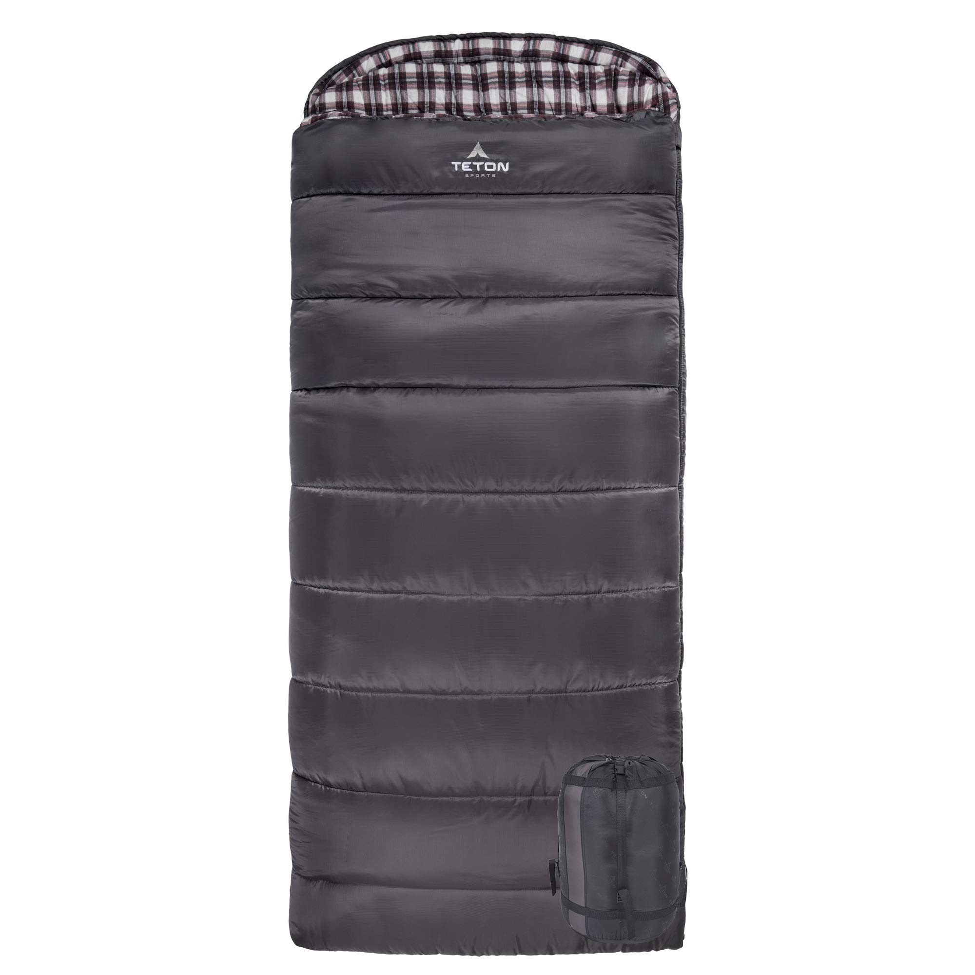 TETON Sports Fahrenheit Sleeping Bag -20°F to 0°F for Cold Weather Camping, Hiking & Backpacking | Family Size Sleeping Bag with Free Compression Sack | Perfect for Winter Camping, Outdoor Adventures & Survival Gear