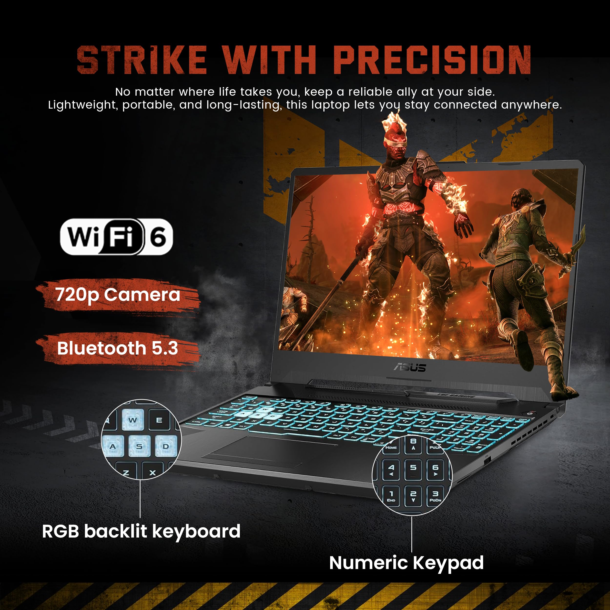 ASUS TUF A15 Gaming Laptop - Ryzen 7, RTX 3050, 144Hz for Pro Gaming & Work