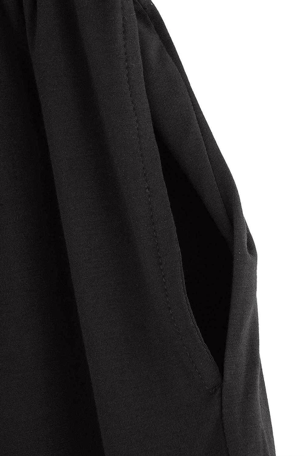 Breathable Men's Bamboo Sleep Shorts - Soft & Loose Lounge Pajama Shorts for Comfortable Nightwear & Relaxing at Home