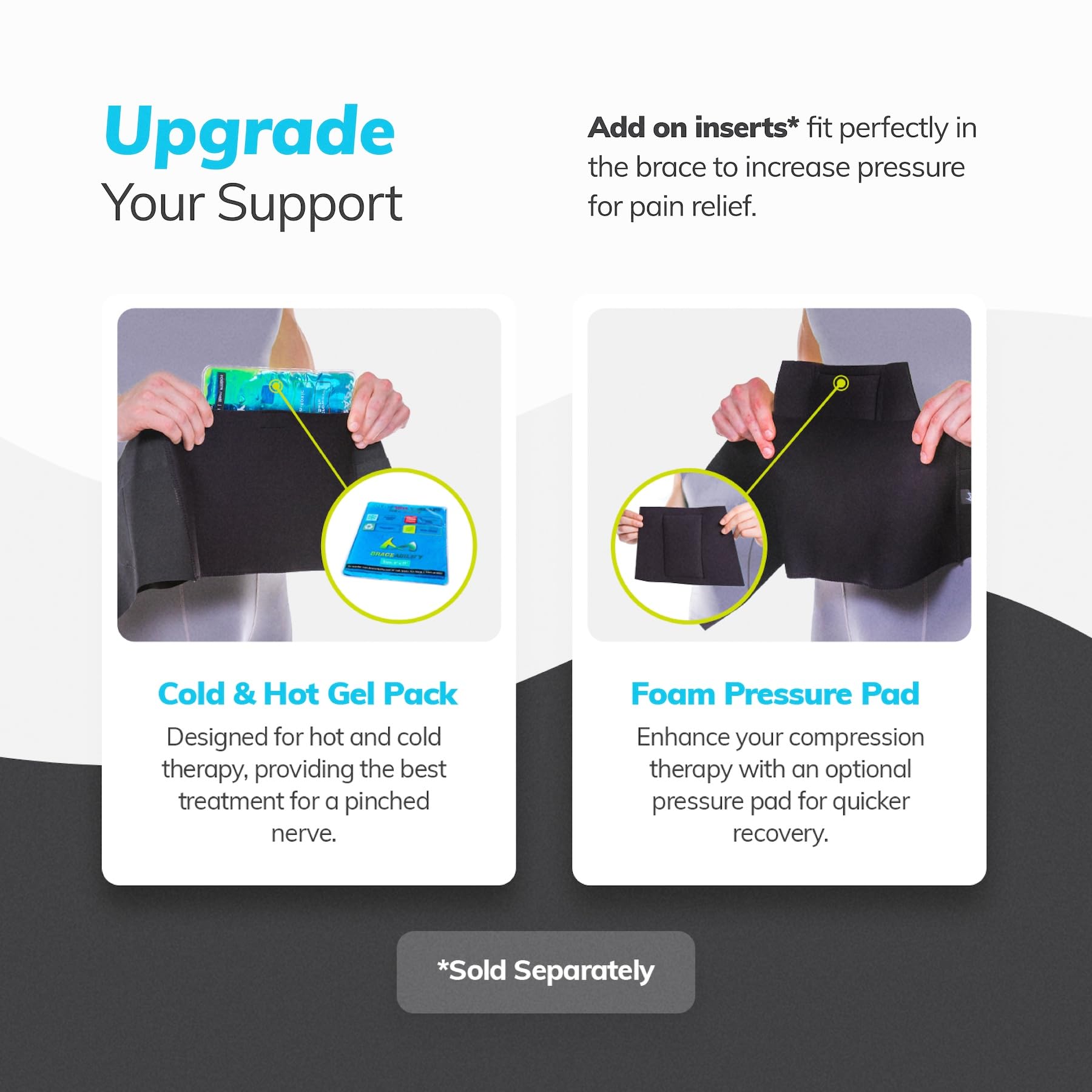 BraceAbility Elastic Low Back Brace - Adjustable Compression Lumbar Support Belt for Sciatica, Herniated Disc & Back Pain Relief - Ideal for Heavy Lifting, Workouts, Sleeping & Daily Activities - Unisex Design (S/M) - Perfect for Office Workers, Athletes & Chronic Pain Sufferers