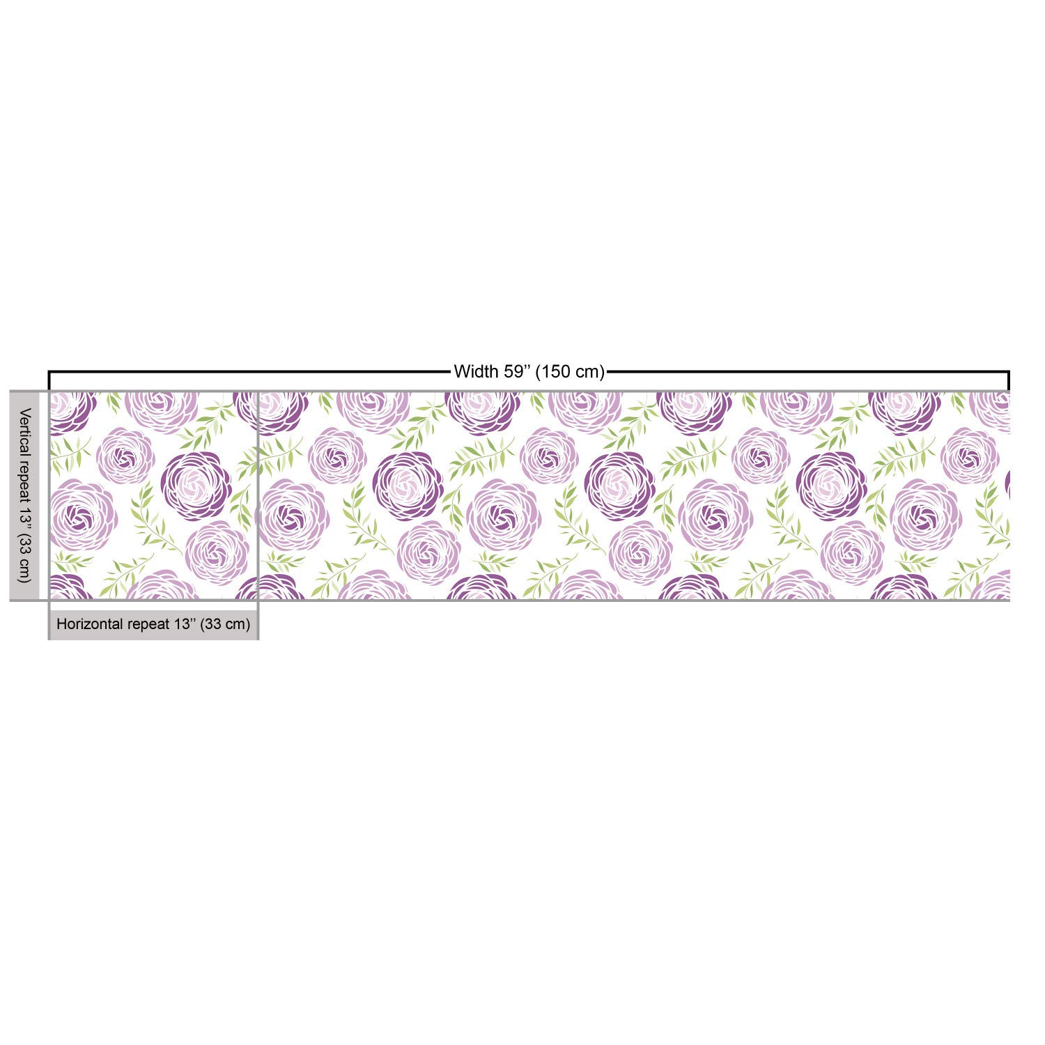 Ambesonne Floral Fabric by The Yard - Garden Leaves Print Upholstery & Home Decor Fabric, 10 Yards, Pale Mauve White - Perfect for DIY Curtains, Pillows & Furniture Makeovers