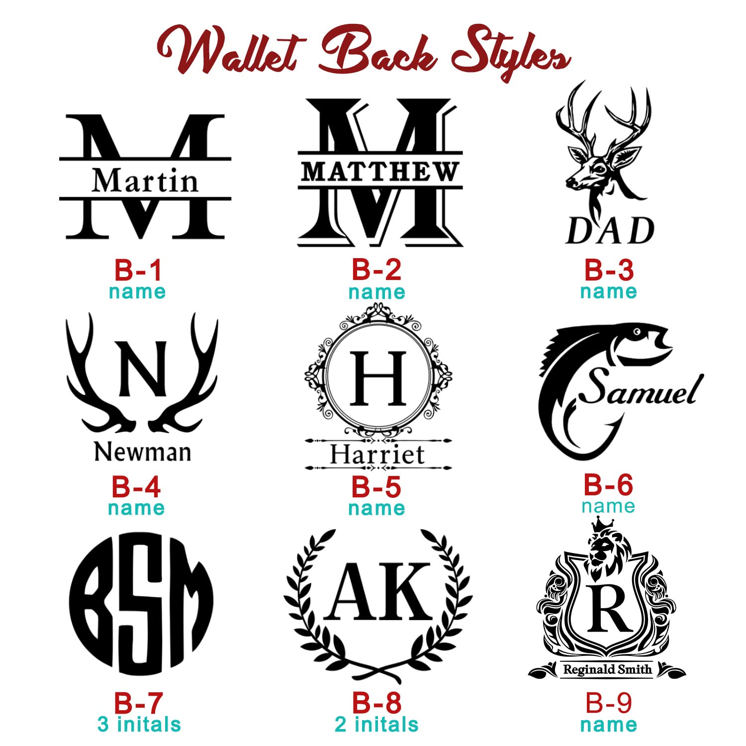 Personalized Engraved Leather Wallet for Men - Custom Photo & Name Wallet - Perfect Gift for Husband, Dad, Son, Boyfriend & Groomsmen - Ideal for Weddings, Anniversaries & Special Occasions