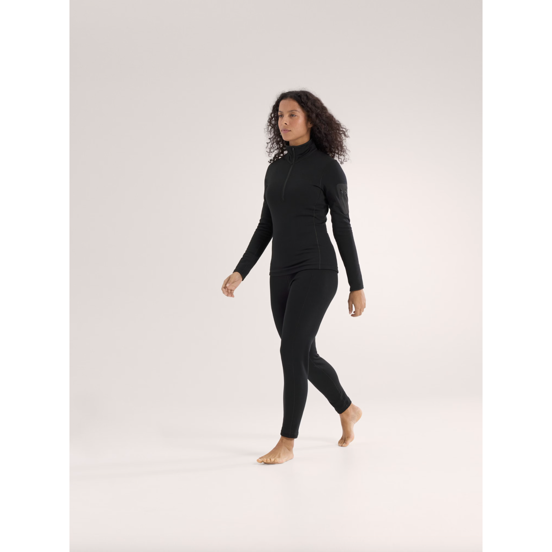 Arc'teryx Women's Kyanite Baselayer Zip Neck - Lightweight Fleece Jacket for Hiking, Running & Outdoor Activities | Moisture-Wicking & Breathable Mid Layer
