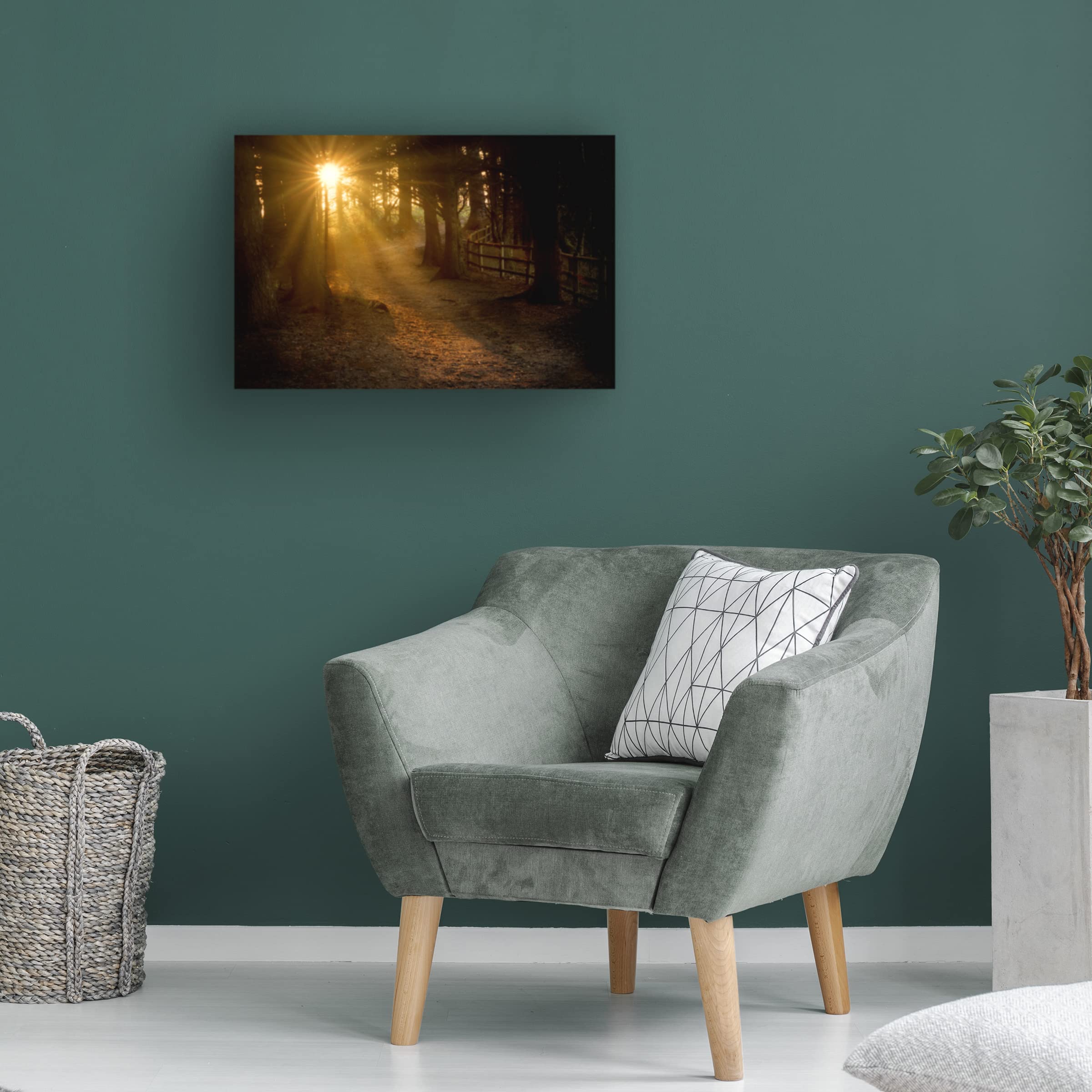 Dennis Frates 'Path' Canvas Wall Art Print - Modern Landscape Painting for Living Room, Bedroom & Office Decor