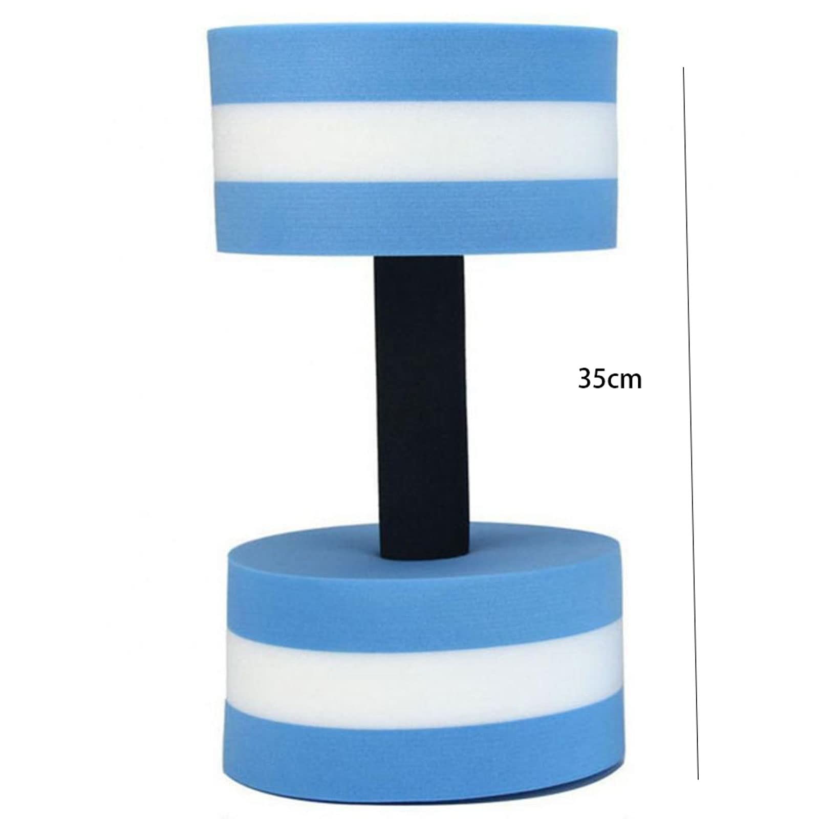 CHDWEY Floating Dumbbell Set for Water Fitness - Foam Swimming Pool Weights, Aquatic Aerobics & Water Yoga Equipment (Blue) - Perfect for Pool Workouts, Hydrotherapy & Low-Impact Exercise