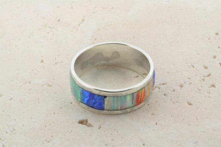 Opal Band Multicolor - Elegant Handmade Opal Jewelry for Women | Perfect for Weddings, Parties & Everyday Wear