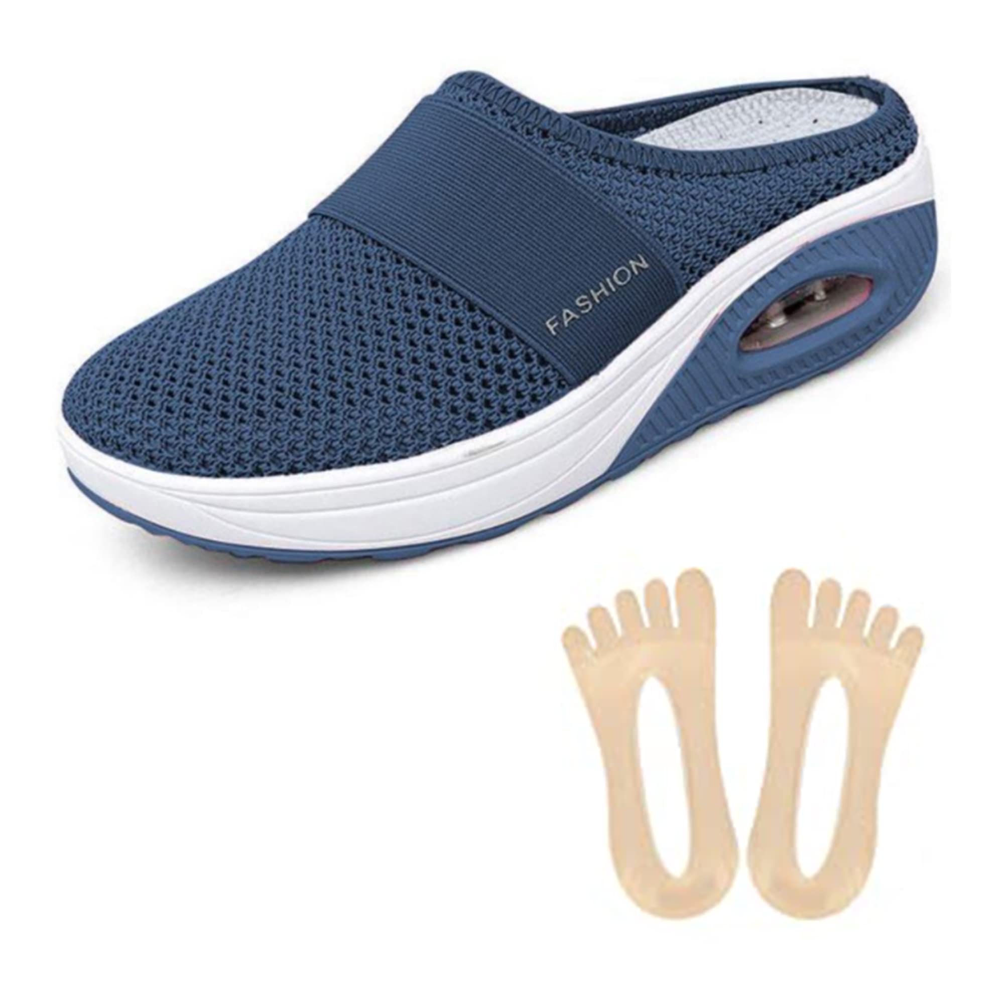 2022 Real Air Cushion Shoes - Orthopedic Diabetic Walking Shoes with Slip-On Design for Men & Women | Comfortable Support for Daily Walking, Running & Travel