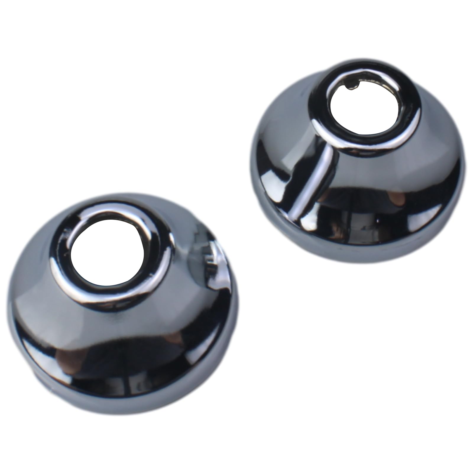 2 Pack Stainless Steel 1/2 Inch Tapered Flange Cover - Decorative Escutcheon Plate for Pipe Wall Cover, Urinal & Water Purifier - Bathroom & Kitchen Plumbing Accessories