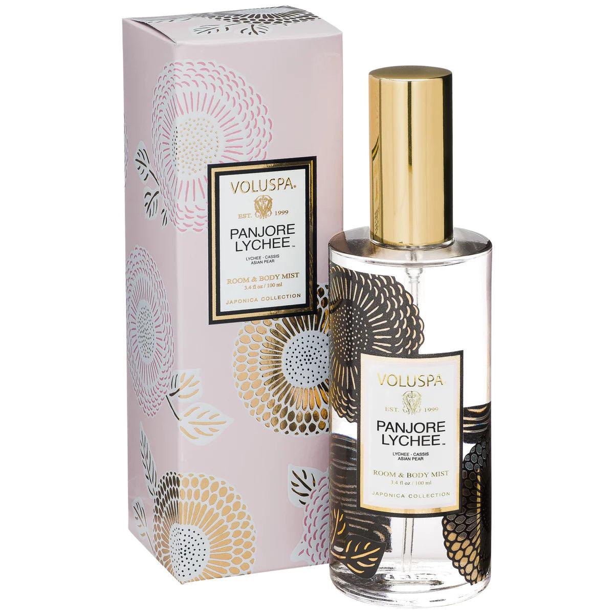 Panjore Lychee Fragrance Mist - Long Lasting Room & Body Spray for Home, Office & Personal Use | Fresh Floral Scent for Relaxation & Aromatherapy