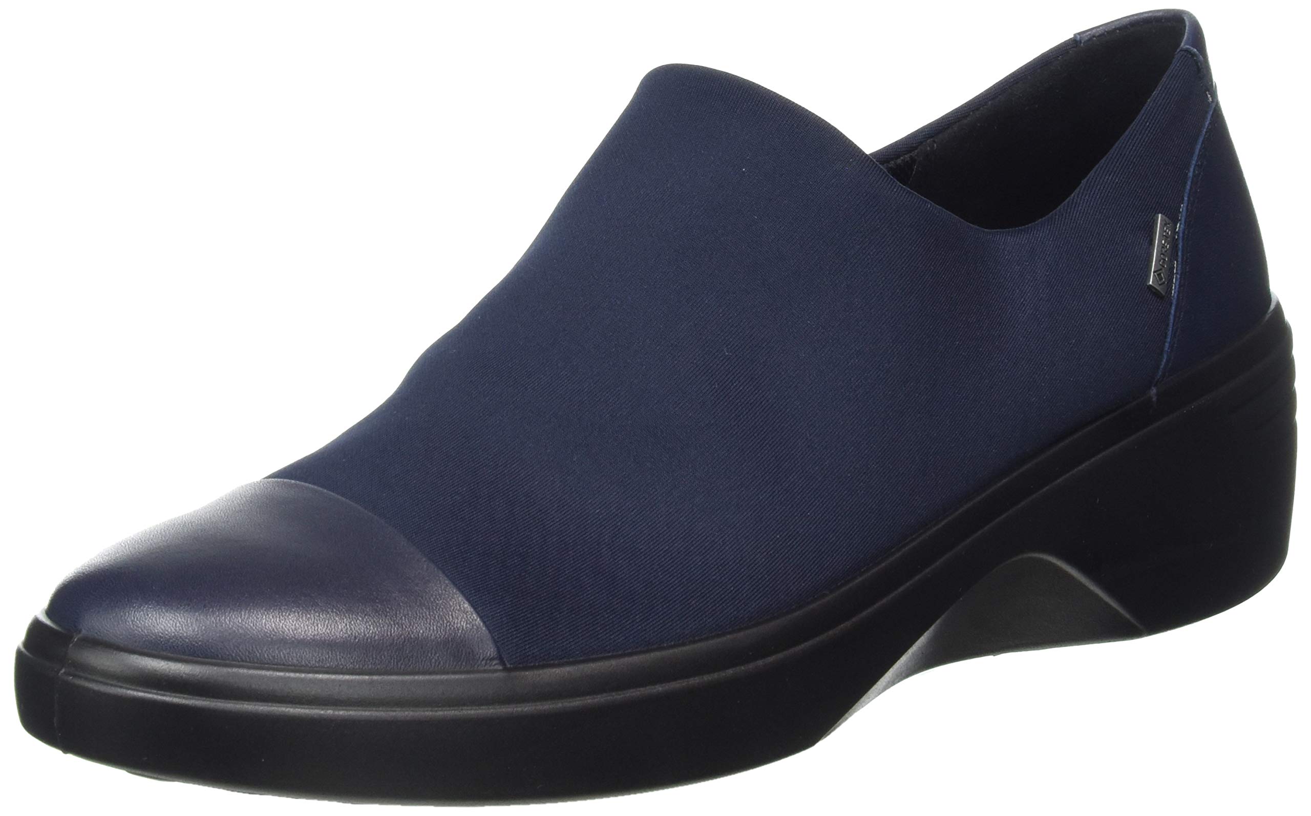 ECCO Women's Soft 7 Wedge Sneakers - Waterproof Gore-Tex Slip-On Shoes for Women | Comfortable Casual Walking & Travel Shoes for Everyday Wear