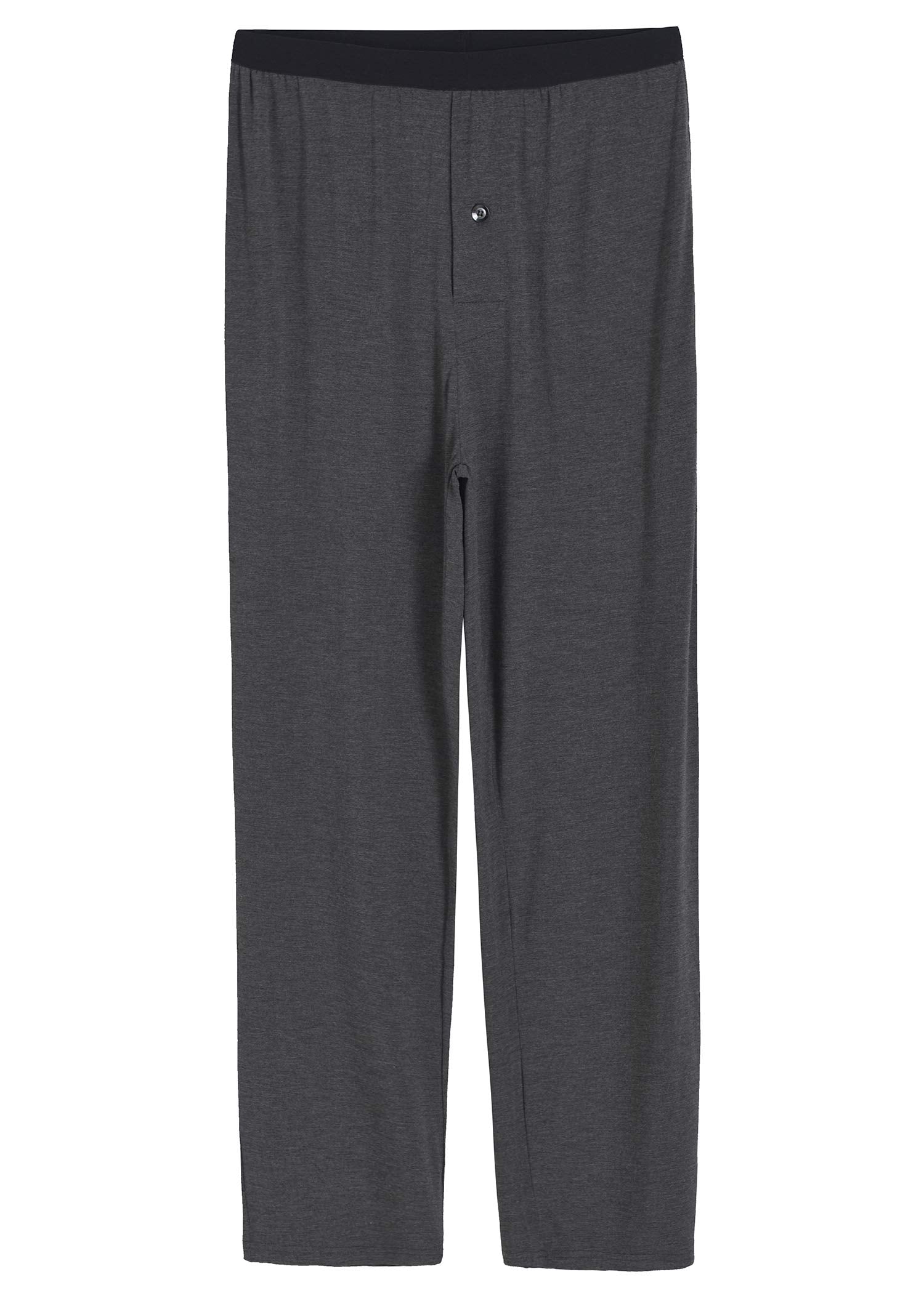 Breathable Men's Bamboo Viscose Pajama Pants with Pockets - Soft Lounge Sleepwear for Comfortable Night & Relaxing at Home