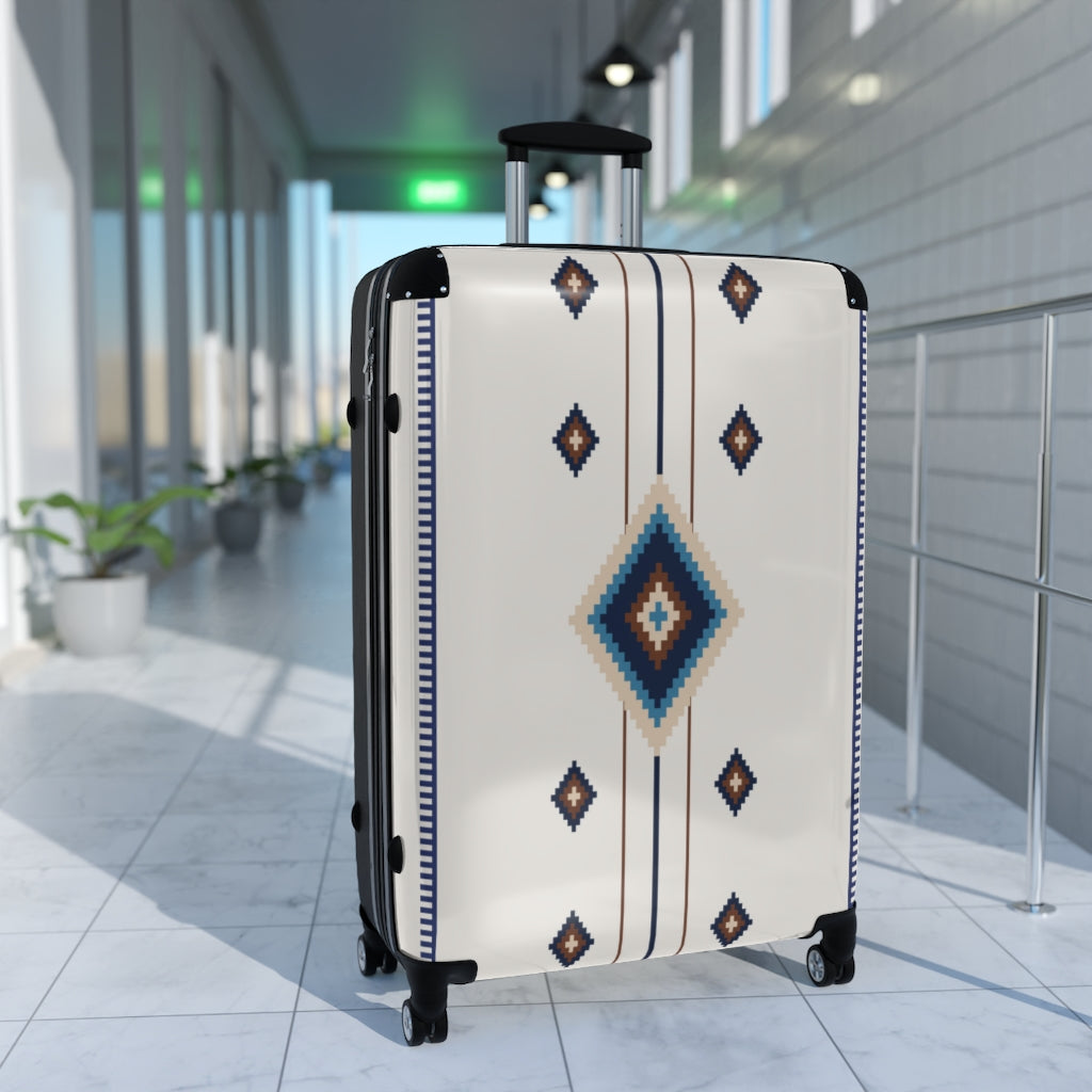 Storm Clouds Southwestern Hardshell Carry-On Cabin Suitcase - Lightweight Durable Luggage for Air Travel & Weekend Getaways